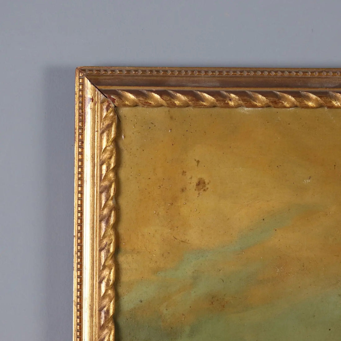 Modern Painting Composition with Game Oil on Canvas XX Century