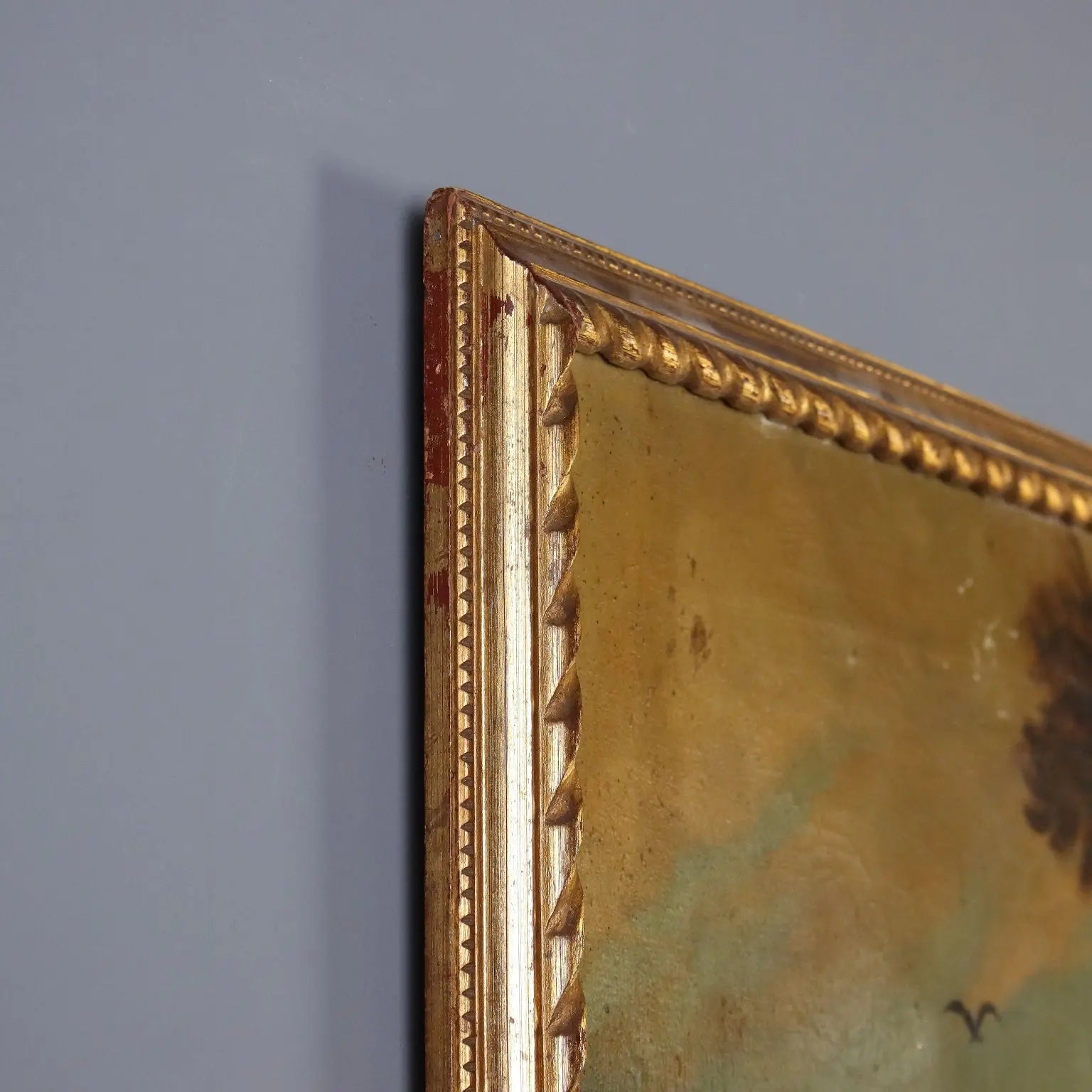 Modern Painting Composition with Game Oil on Canvas XX Century