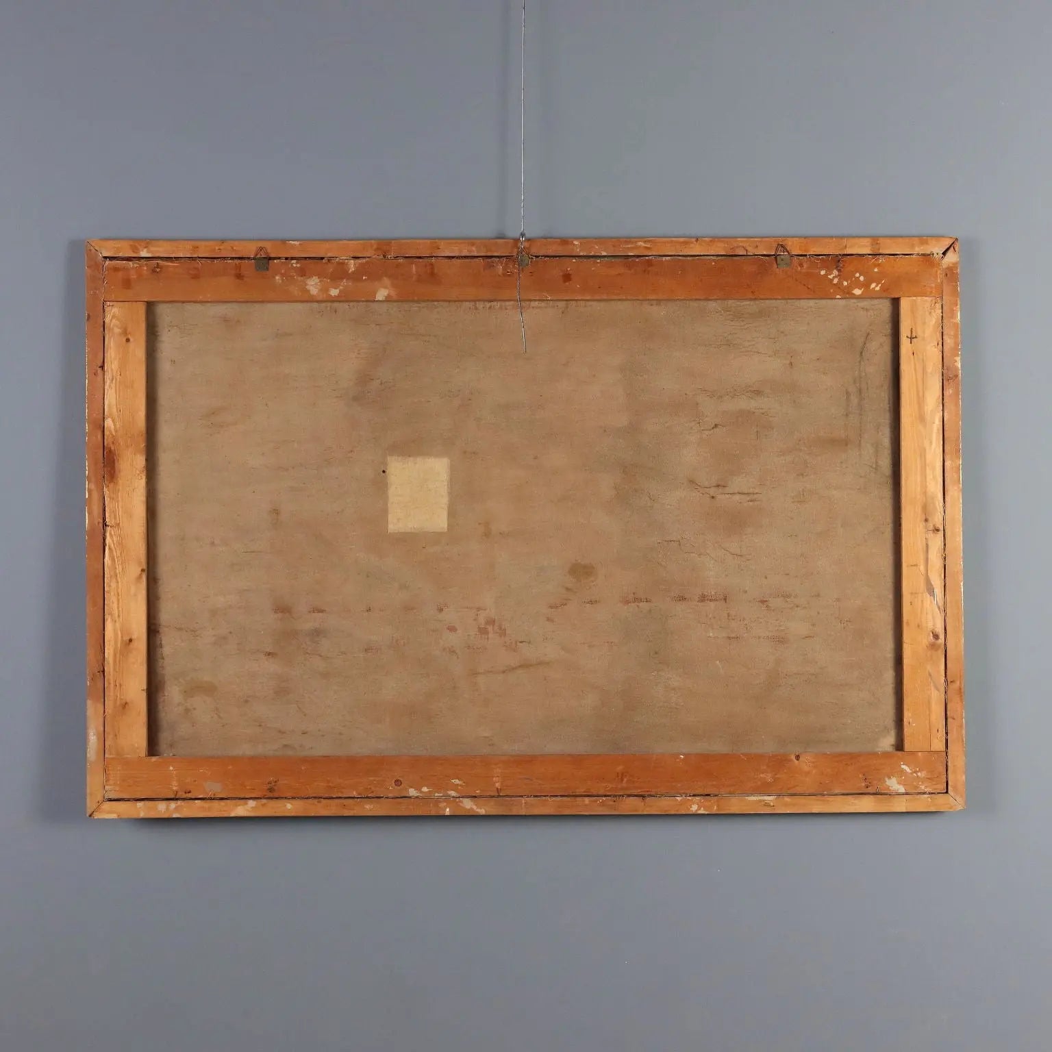 Modern Painting Composition with Game Oil on Canvas XX Century