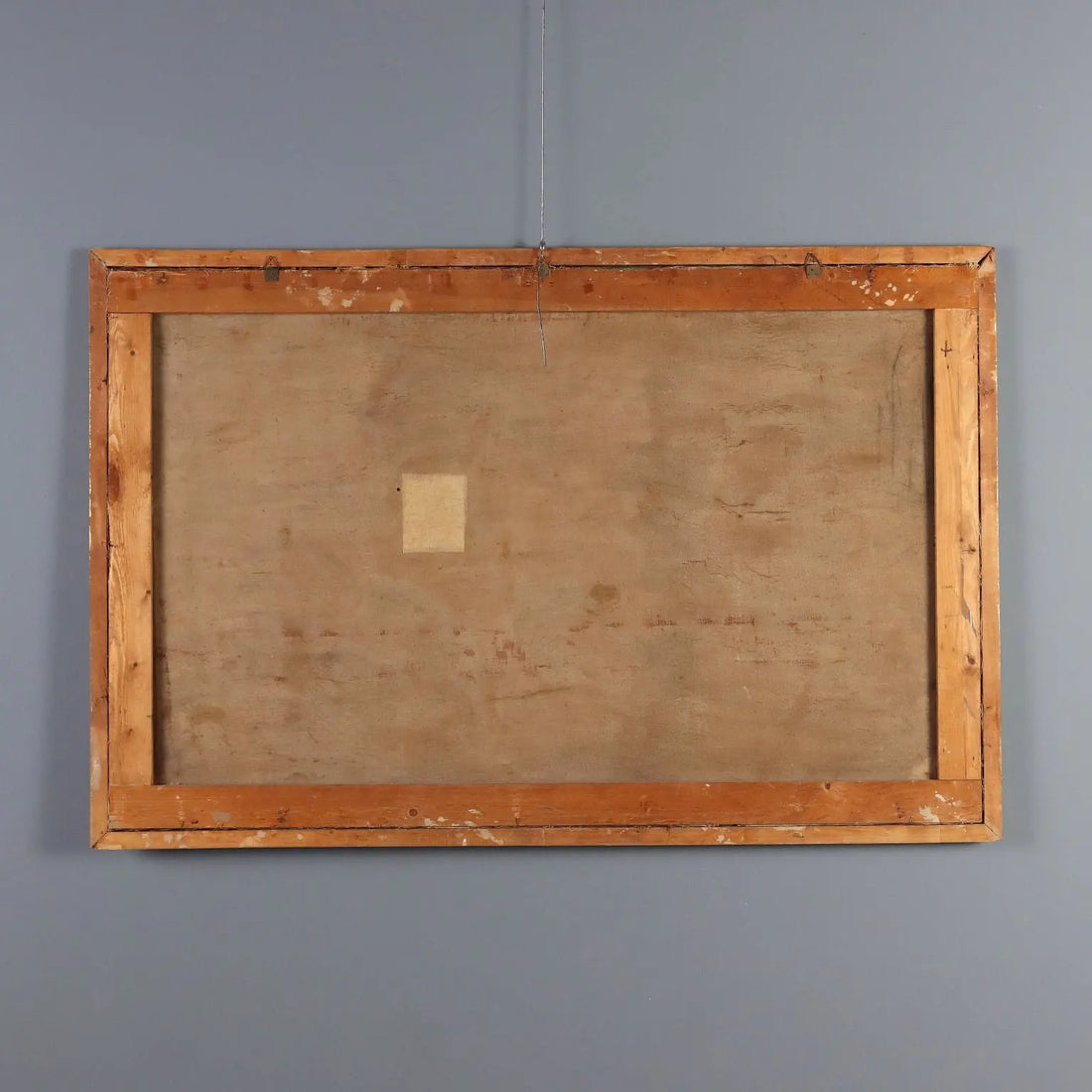 Modern Painting Composition with Game Oil on Canvas XX Century