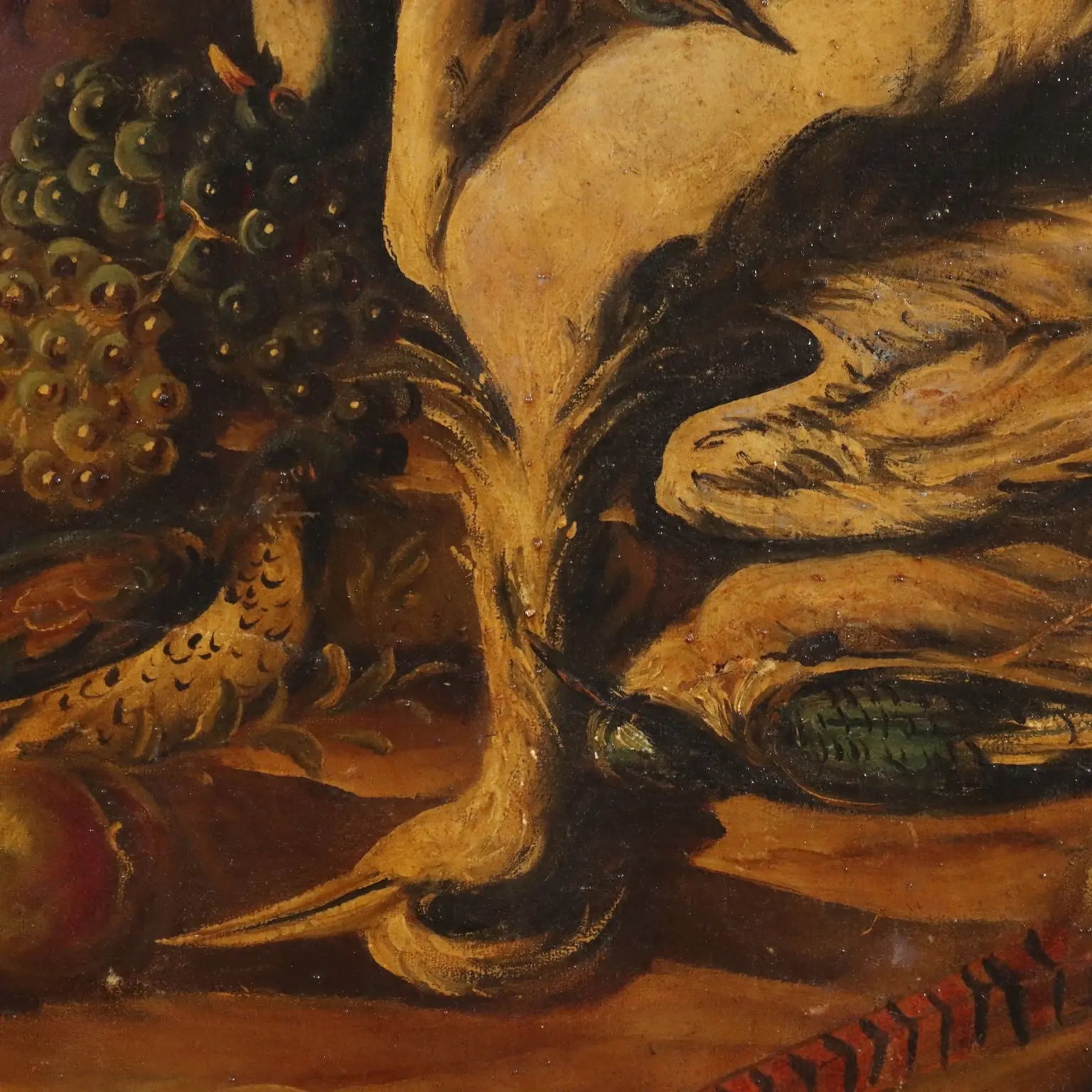 Modern Painting Composition with Game Oil on Canvas XX Century