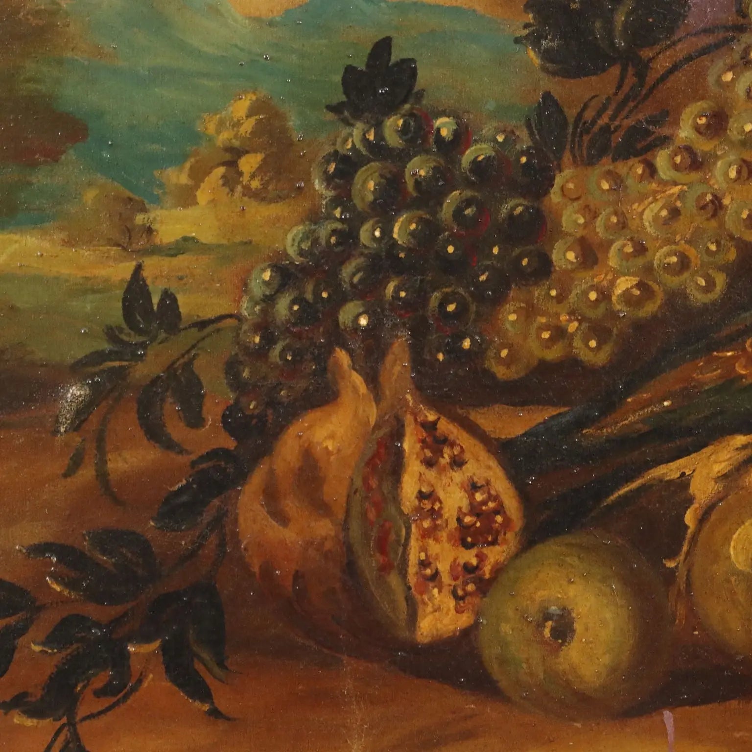 Modern Painting Composition with Game Oil on Canvas XX Century