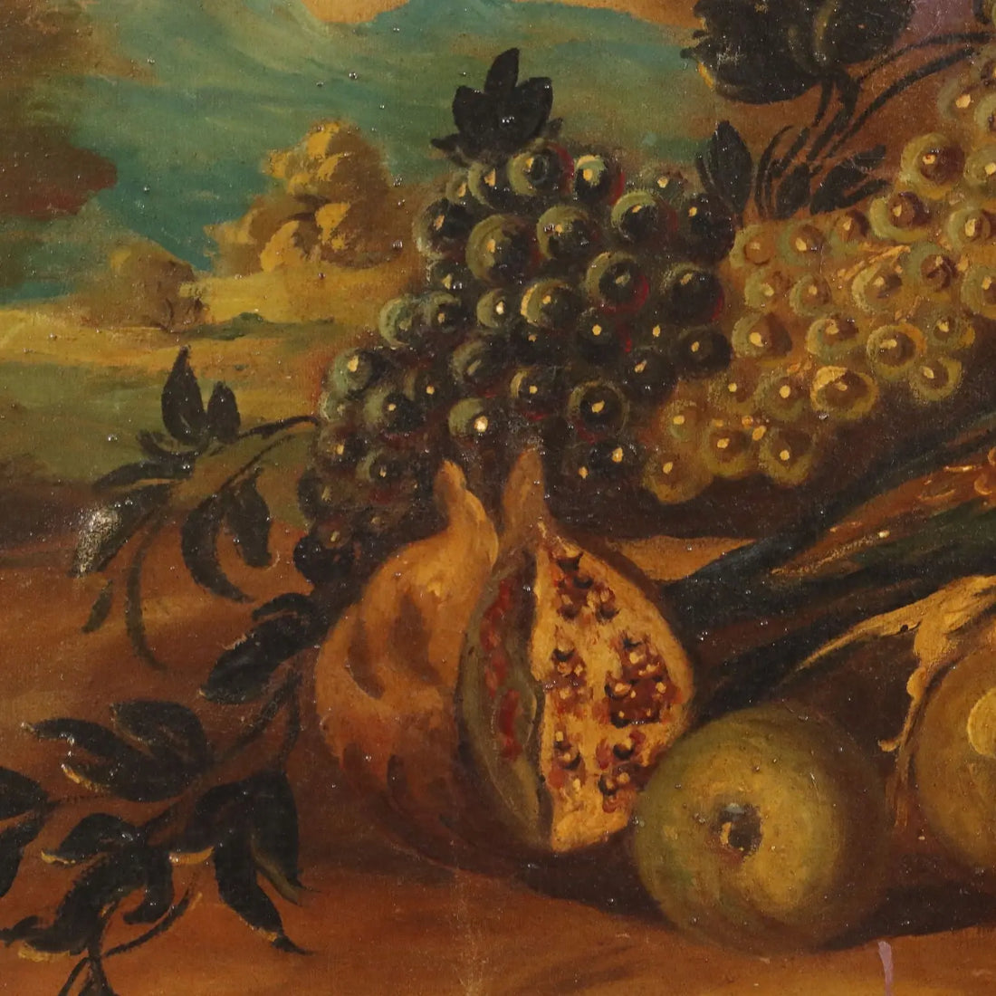 Modern Painting Composition with Game Oil on Canvas XX Century