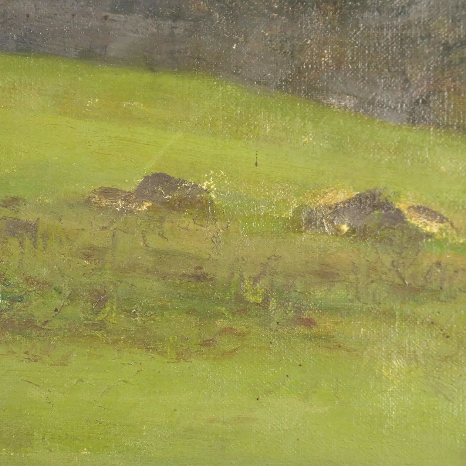 Oil on Canvas by Eugenio Spreafico - Lombard Countryside