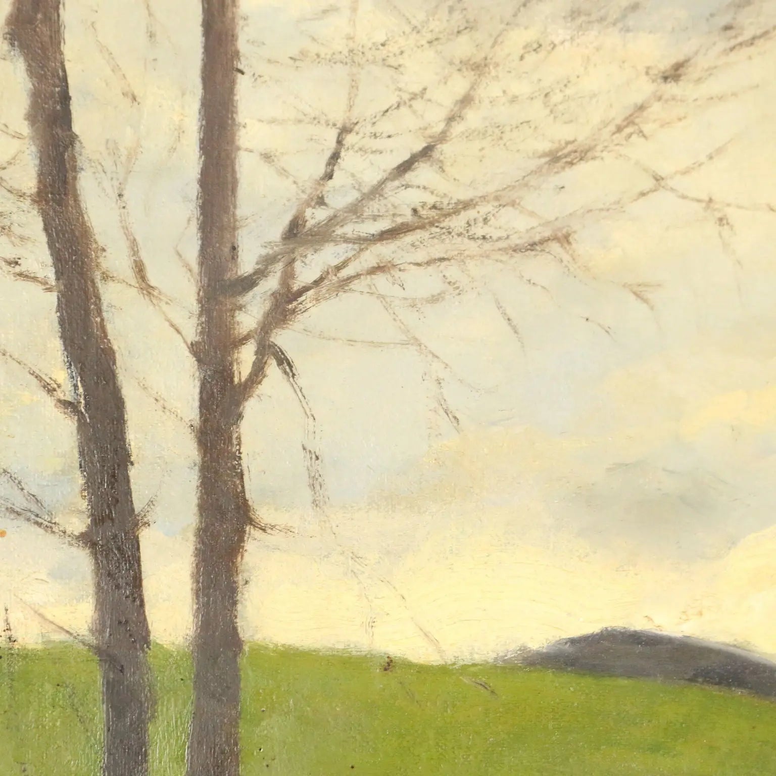 Oil on Canvas by Eugenio Spreafico - Lombard Countryside