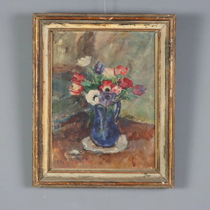Modern Painting Signed Carlo Cherubini Oil on Canvas XX Century
