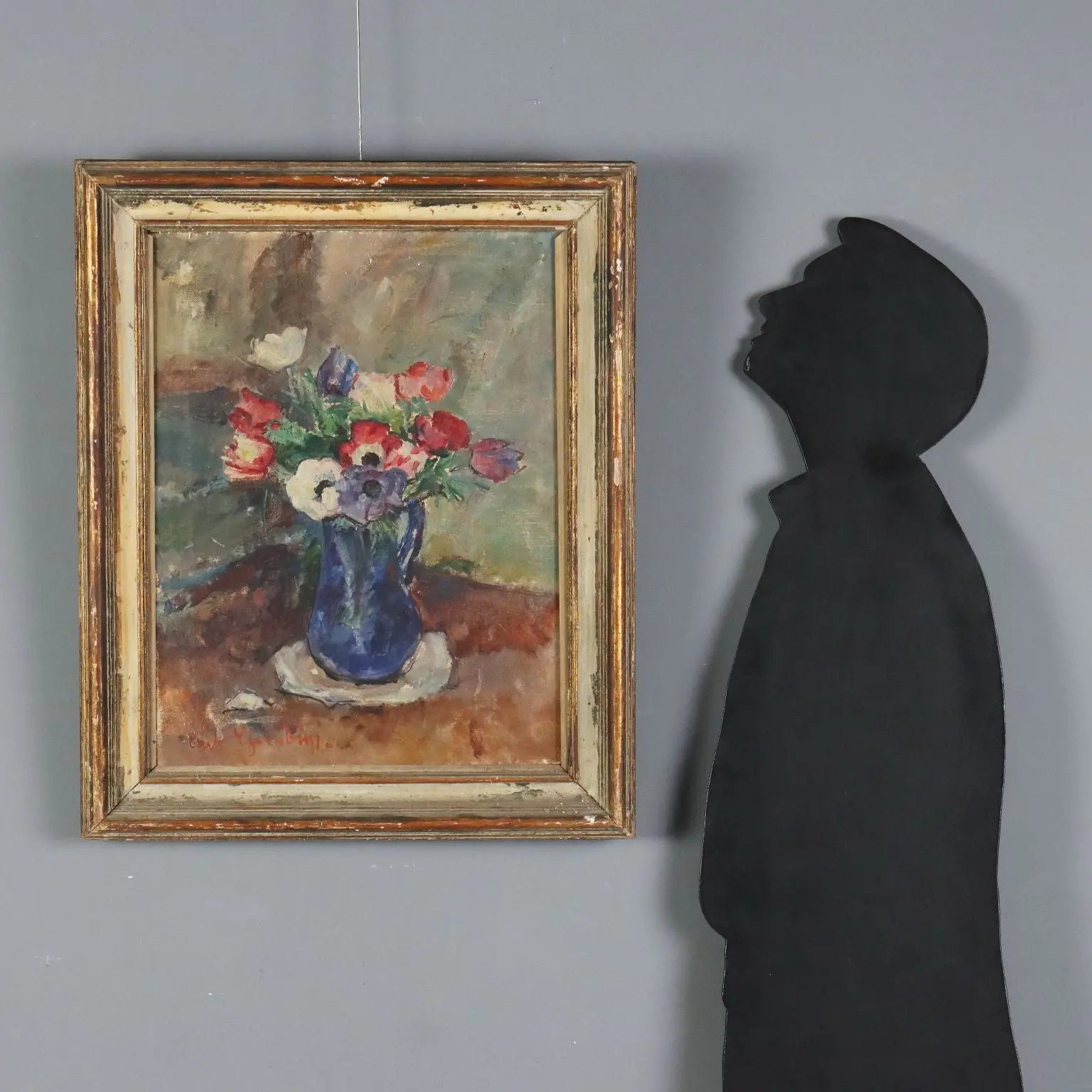 Modern Painting Signed Carlo Cherubini Oil on Canvas XX Century