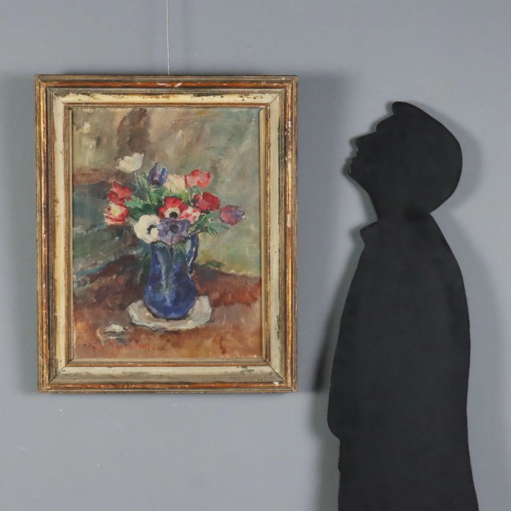 Modern Painting Signed Carlo Cherubini Oil on Canvas XX Century