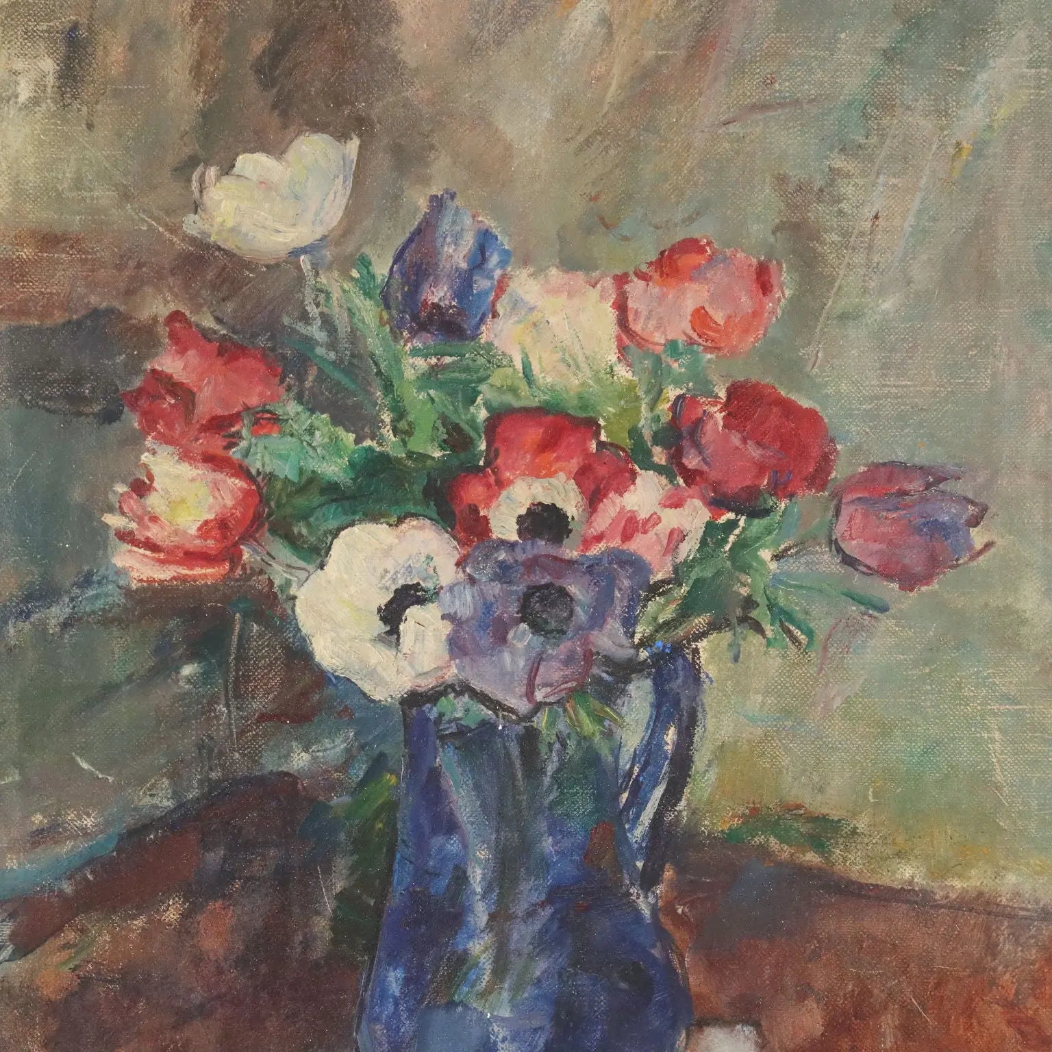 Modern Painting Signed Carlo Cherubini Oil on Canvas XX Century
