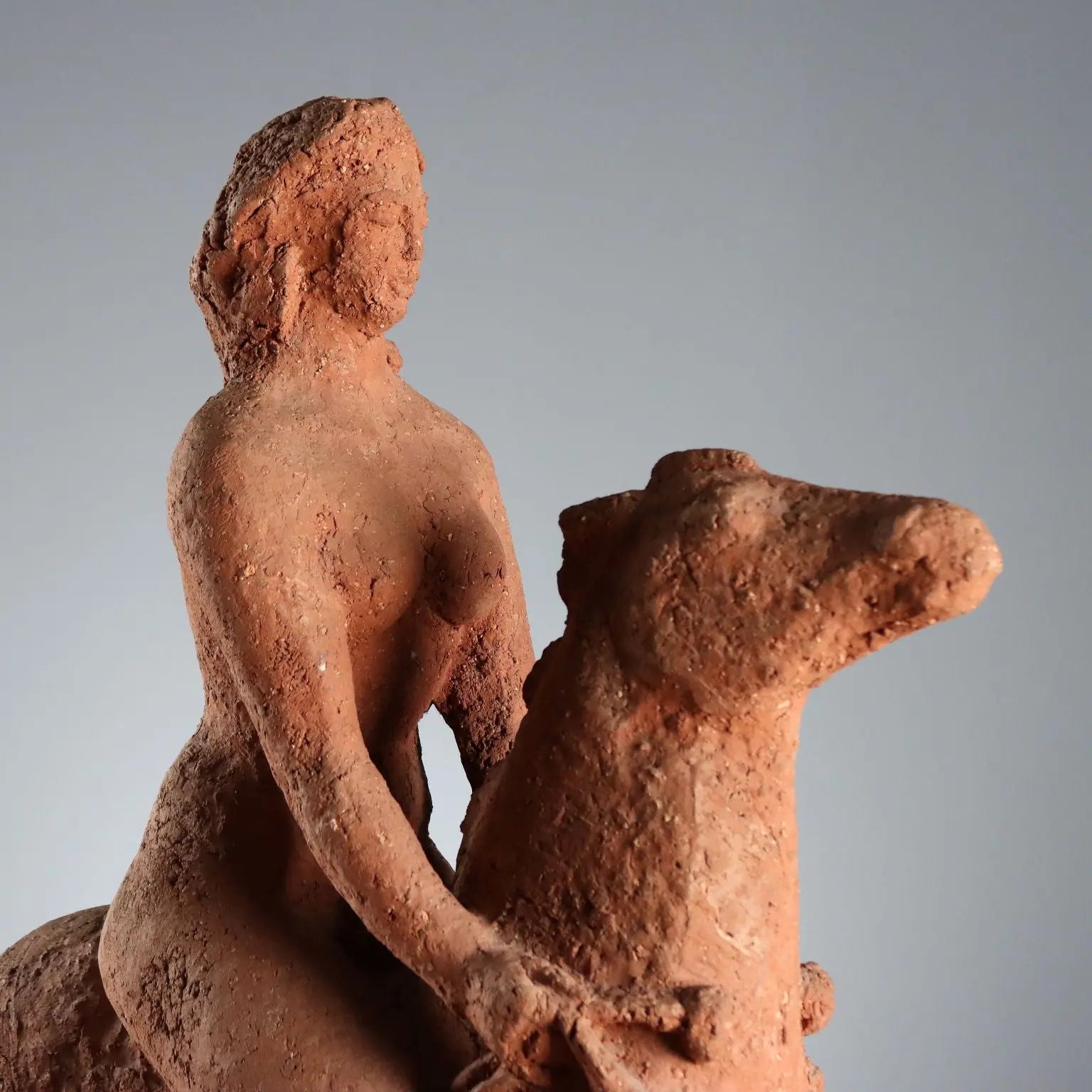 Modern Sculpture Signed José Pizzo My Rocking Horse 1961