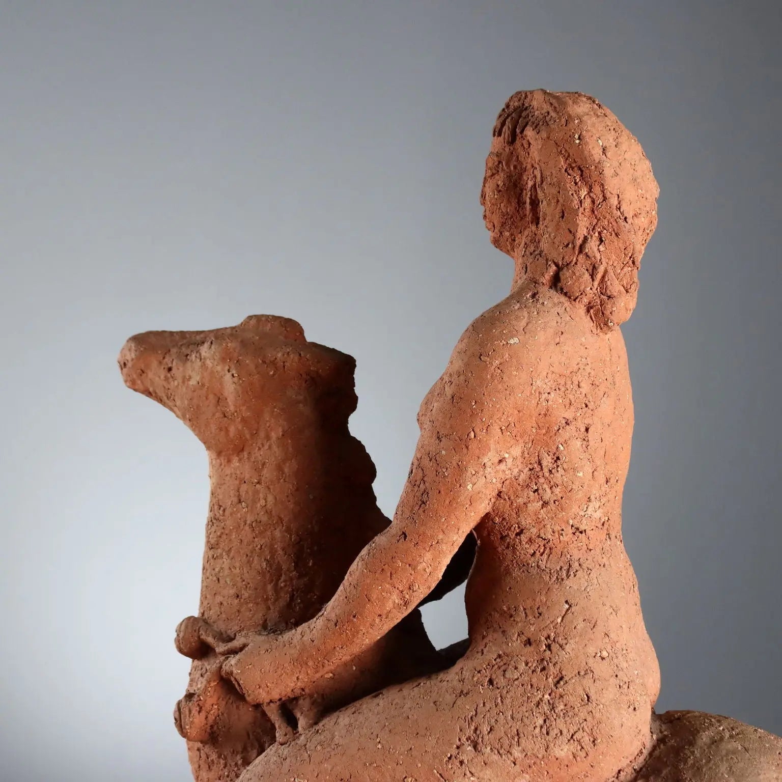 Modern Sculpture Signed José Pizzo My Rocking Horse 1961