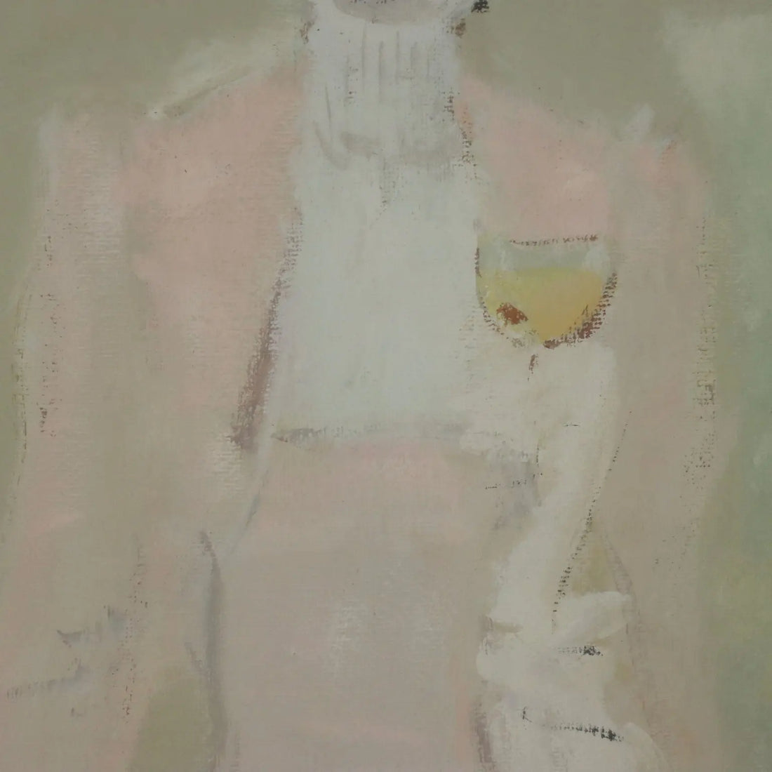 Modern Painting Signed Leonardo Stroppa Female Figures XX Century