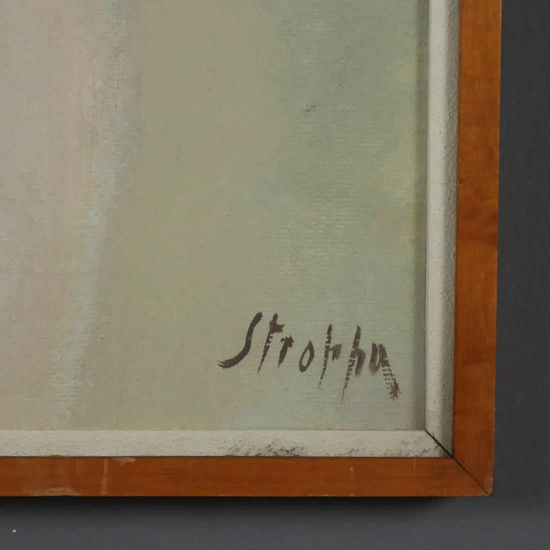 Modern Painting Signed Leonardo Stroppa Female Figures XX Century