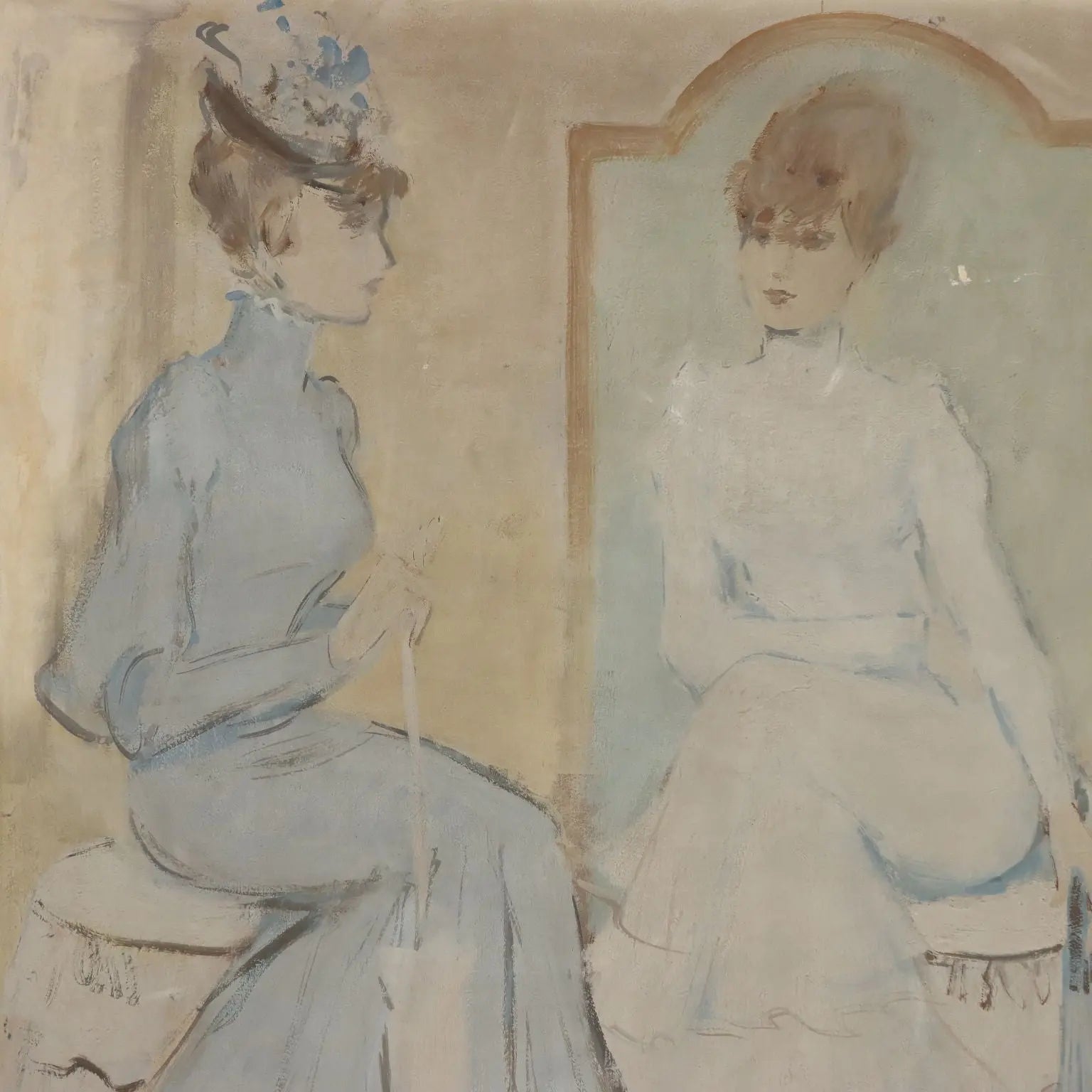 Modern Painting Signed Leonardo Stoppa Oil on Hardboard XX Century