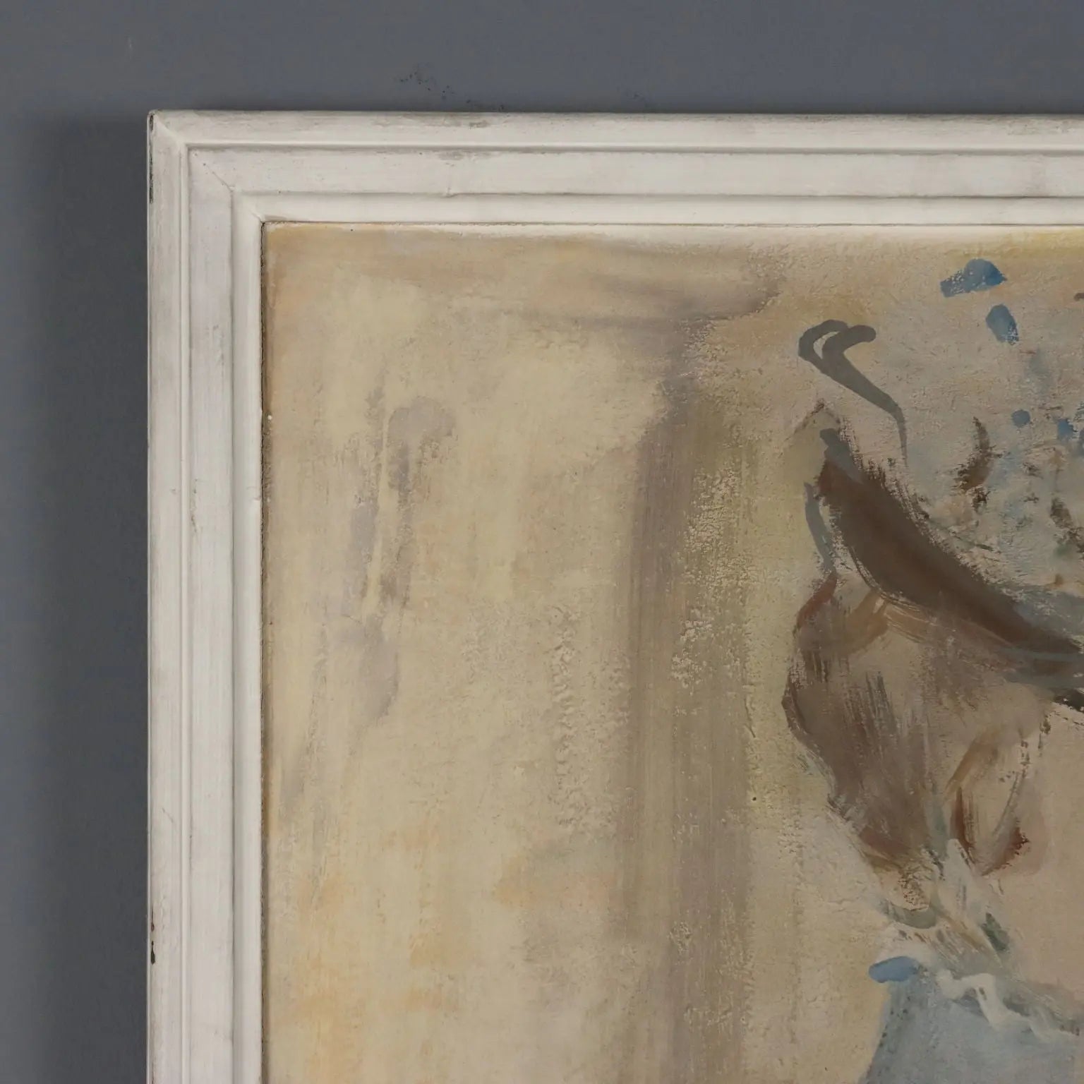 Modern Painting Signed Leonardo Stoppa Oil on Hardboard XX Century