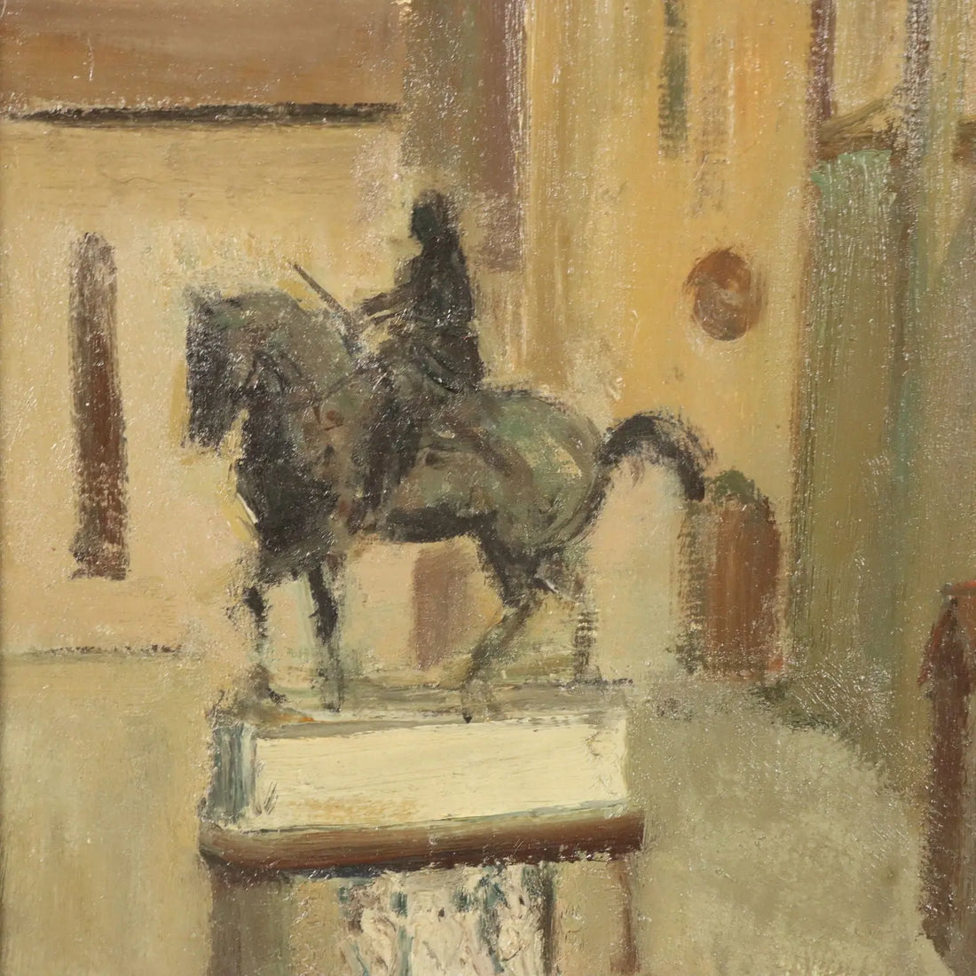 Modern Painting by Leonardo Stroppa Oil on Plywood XX Century