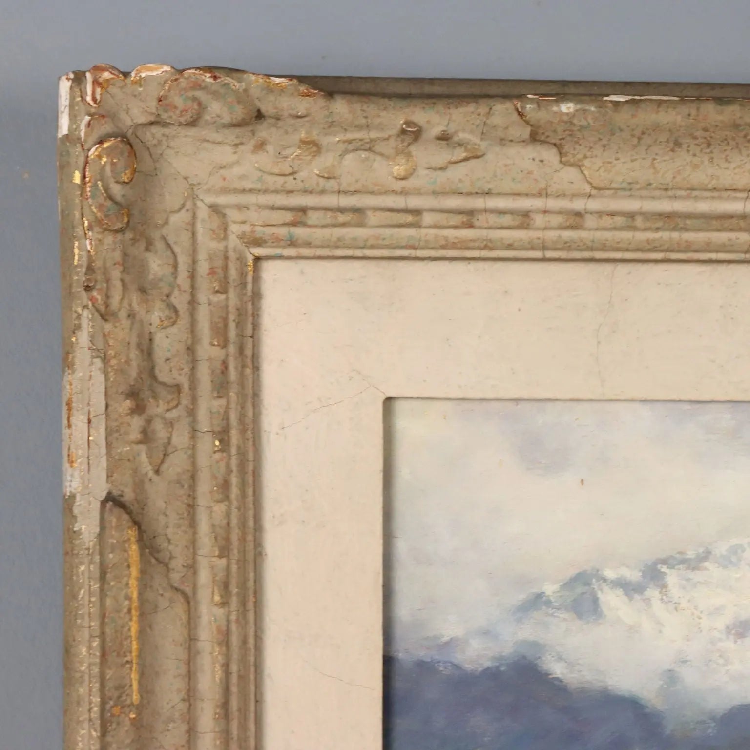 Modern Painting Signed Ercole Garavaglia Oil on Hardboard '900