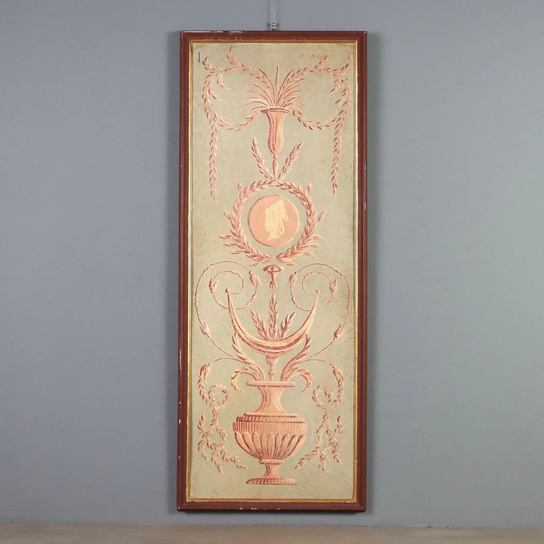 Modern Decorative Panel Oil on Cardboard Italy XX Century