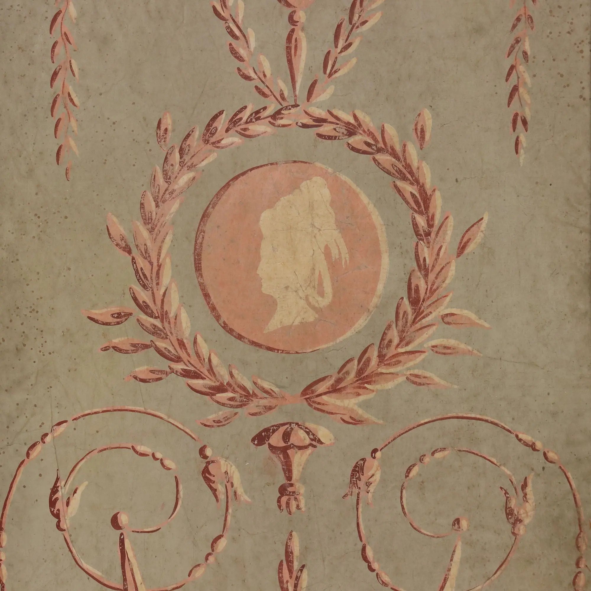 Modern Decorative Panel Oil on Cardboard Italy XX Century