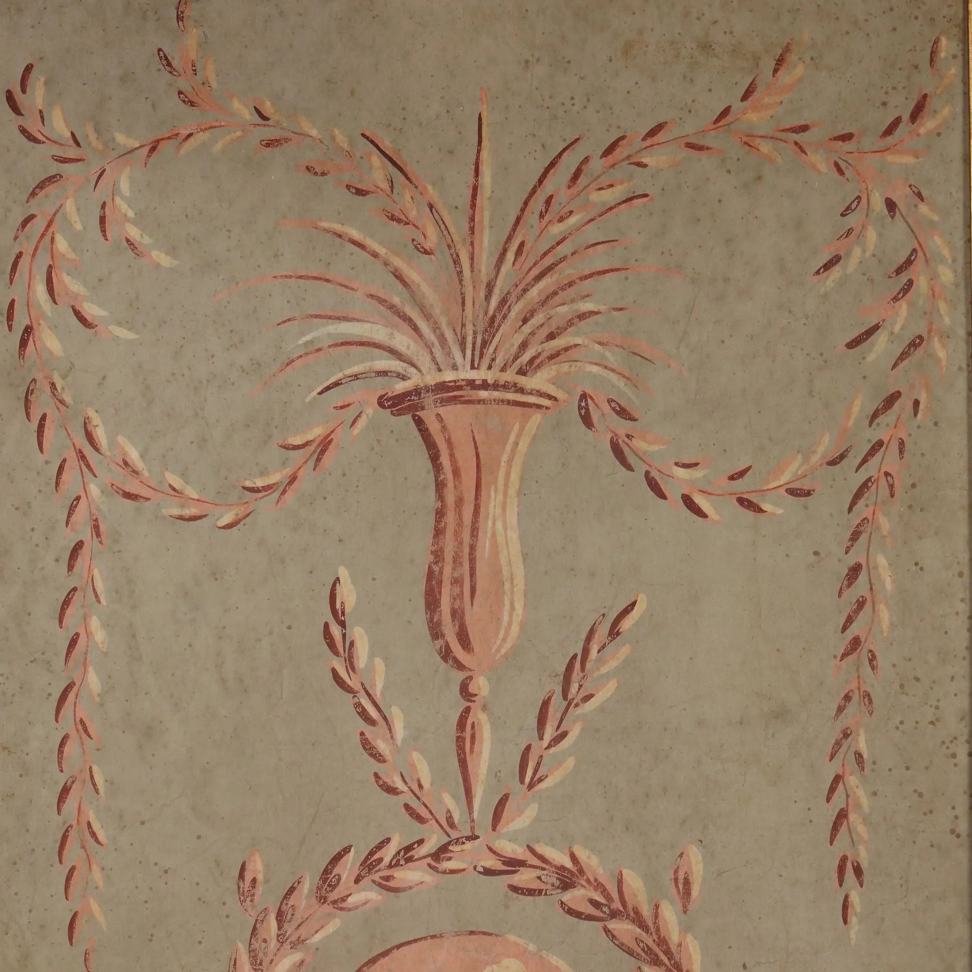 Modern Decorative Panel Oil on Cardboard Italy XX Century