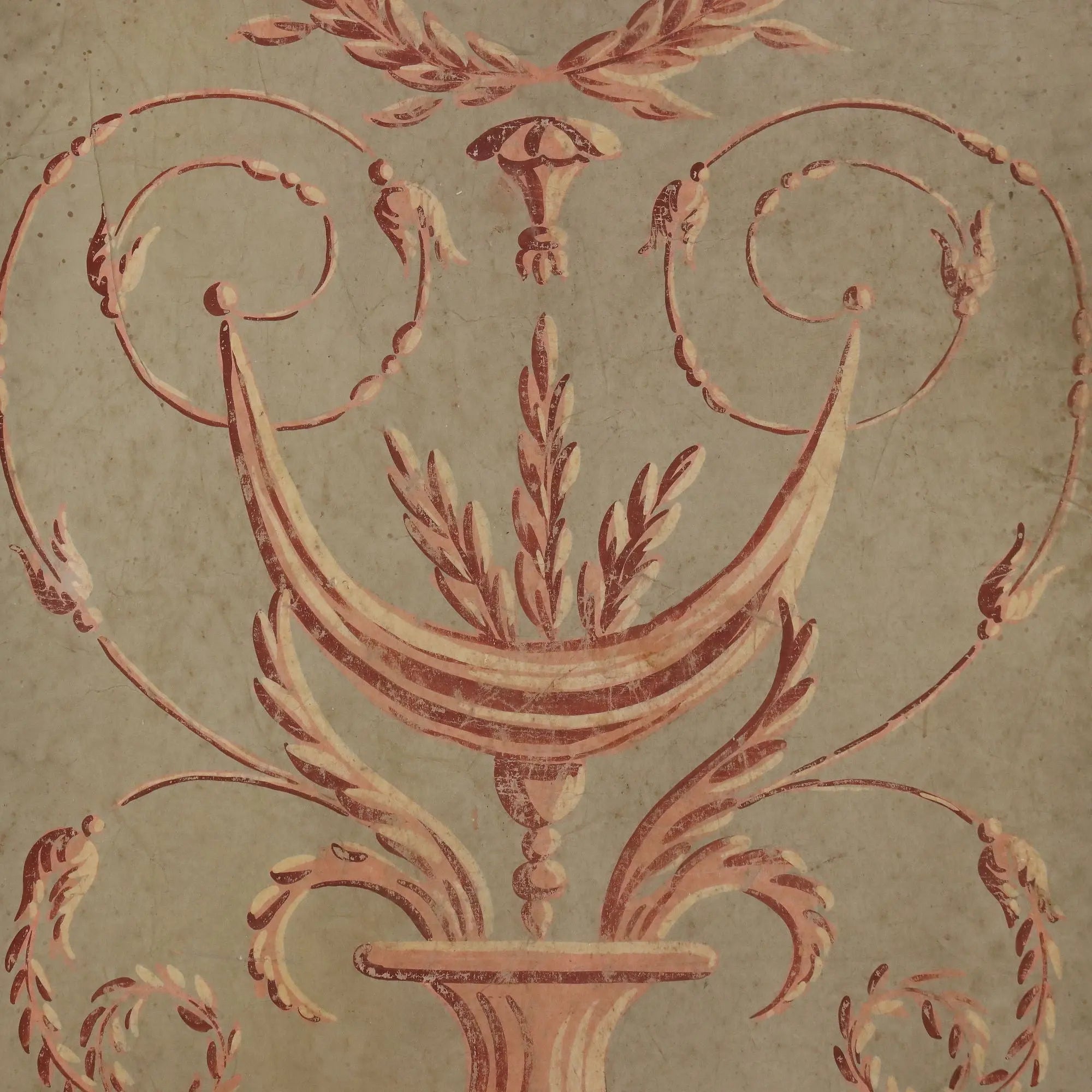 Modern Decorative Panel Oil on Cardboard Italy XX Century
