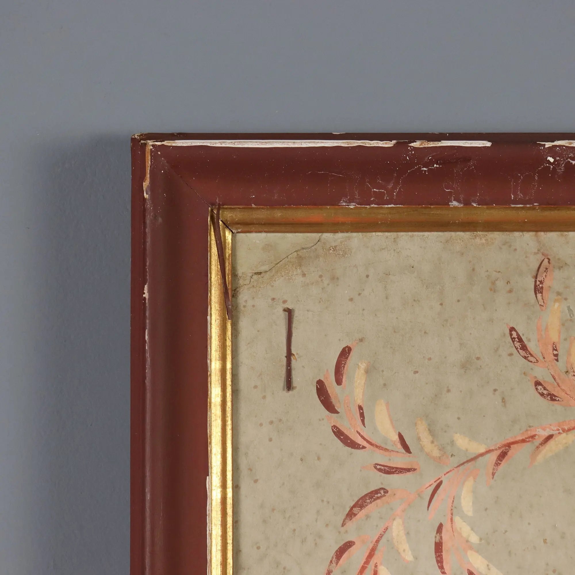 Modern Decorative Panel Oil on Cardboard Italy XX Century
