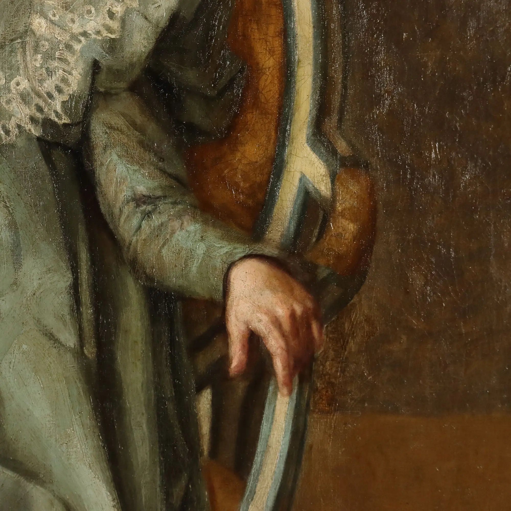 Modern Painting Giovanni Galfrè Portrait of a Child XX Century