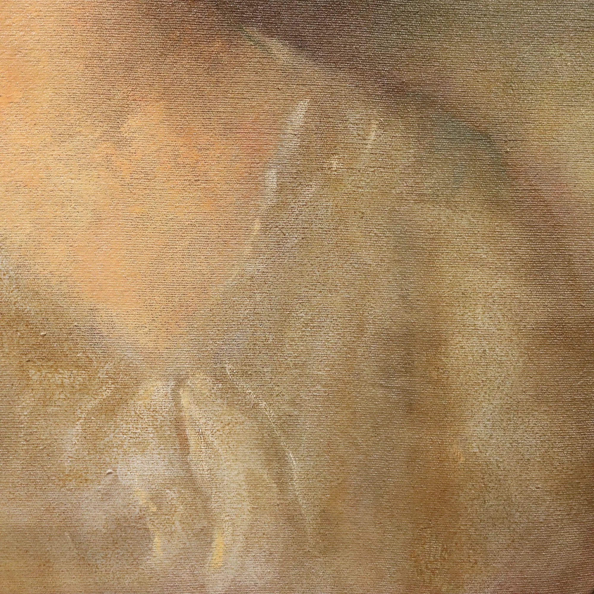 Modern Painting Portrait of a Young Woman Oil on Canvas '900