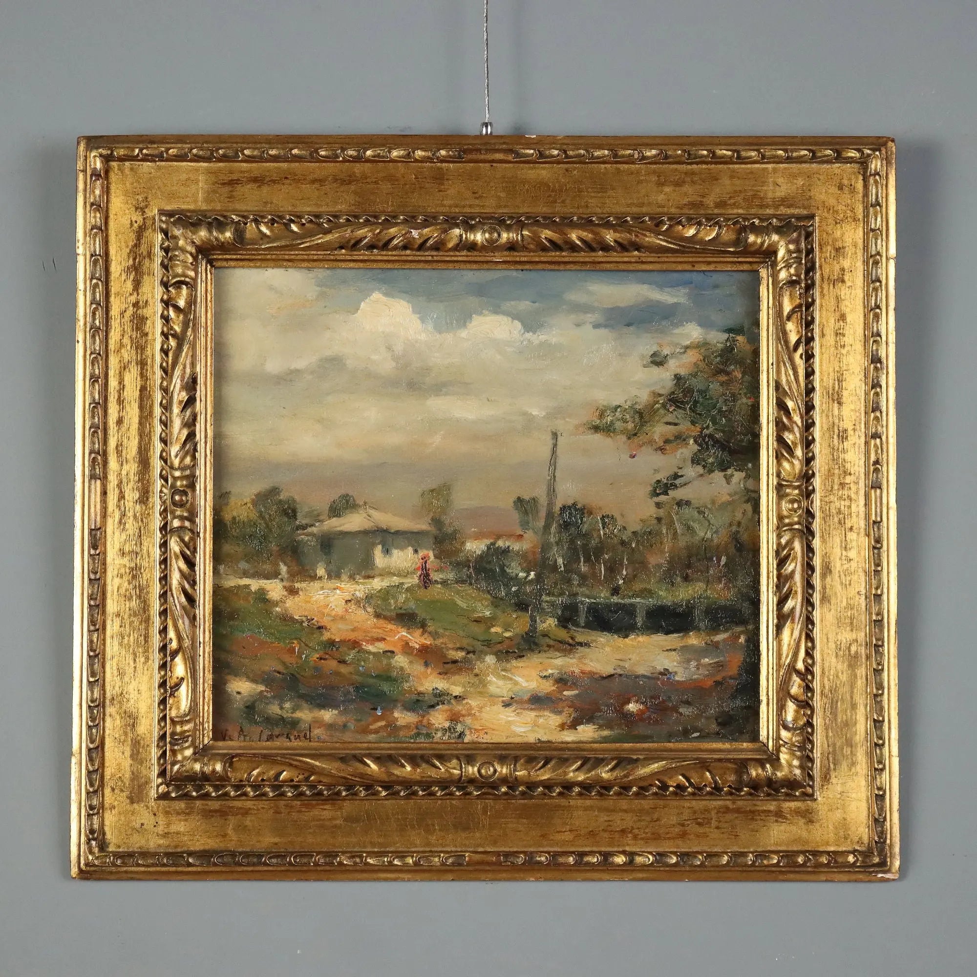 Modern Painting Vittore Antonio Cargnel Montebelluna Meriggio 1929
