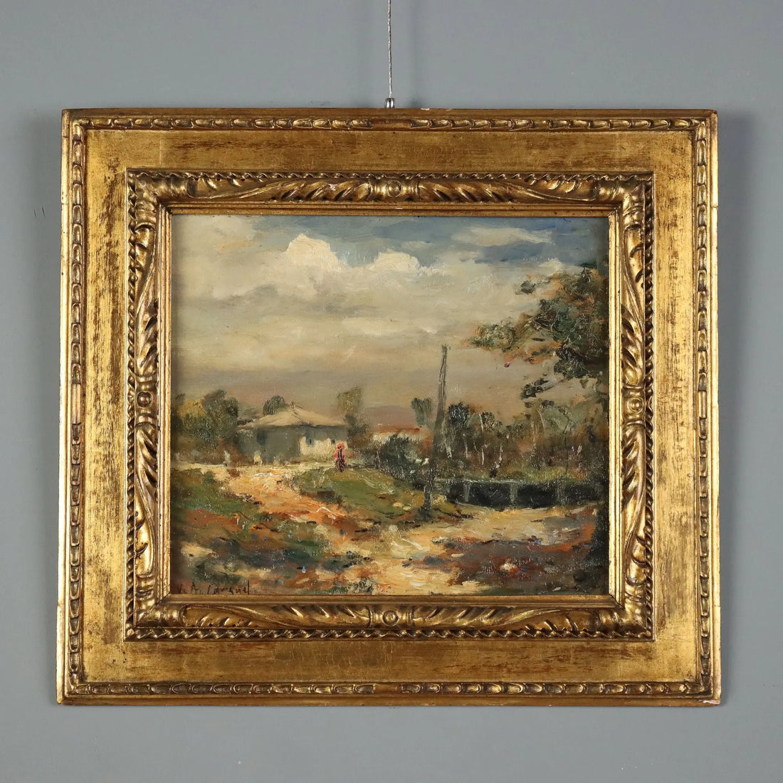 Modern Painting Vittore Antonio Cargnel Montebelluna Meriggio 1929