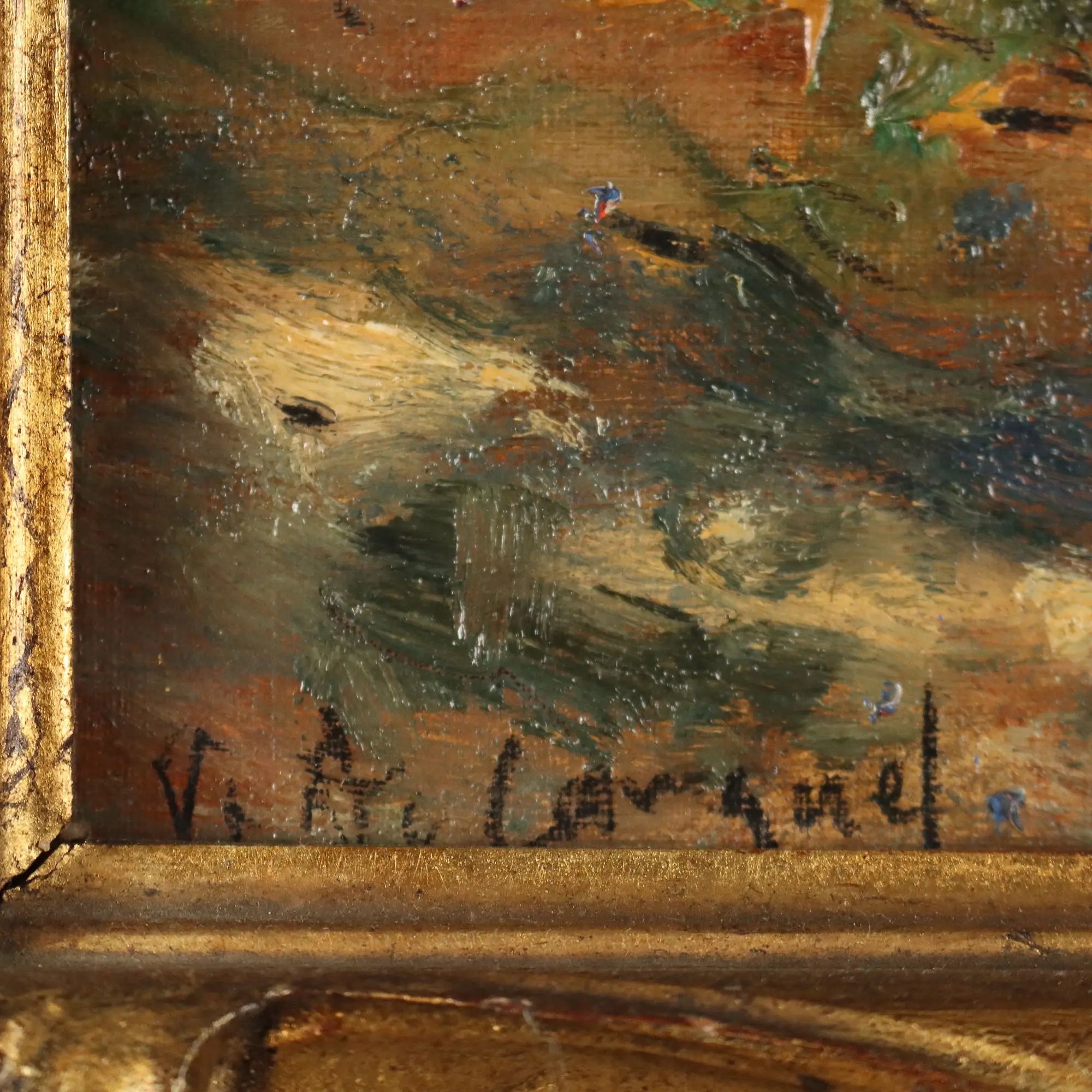 Modern Painting Vittore Antonio Cargnel Montebelluna Meriggio 1929
