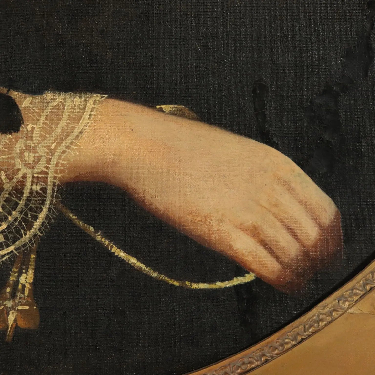 Antique Painting Signed Achille Zo Oil on Canvas XIX Century - Female Portrait | Art | 19th Century