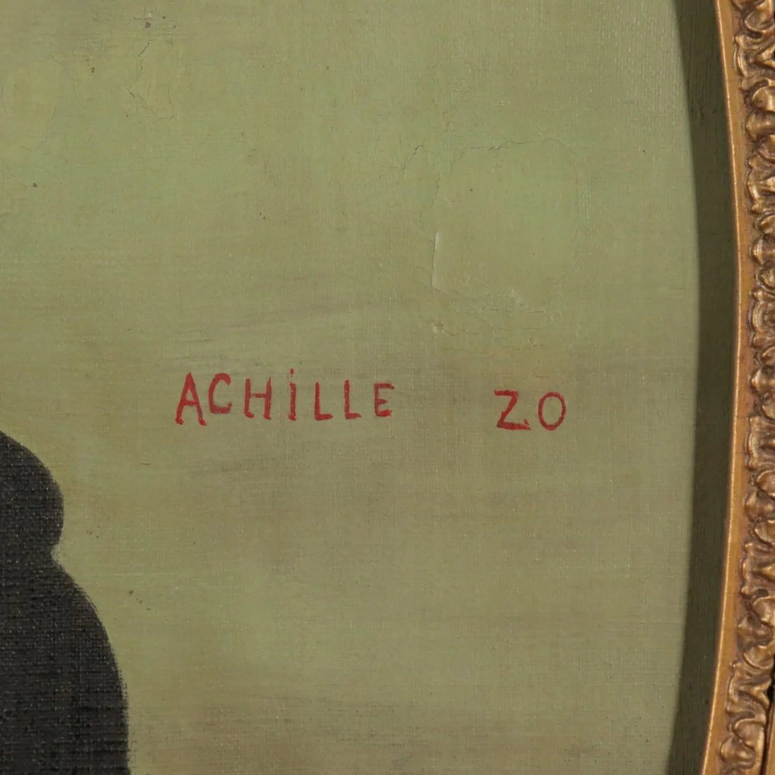 Antique Painting Signed Achille Zo Oil on Canvas XIX Century - Female Portrait | Art | 19th Century