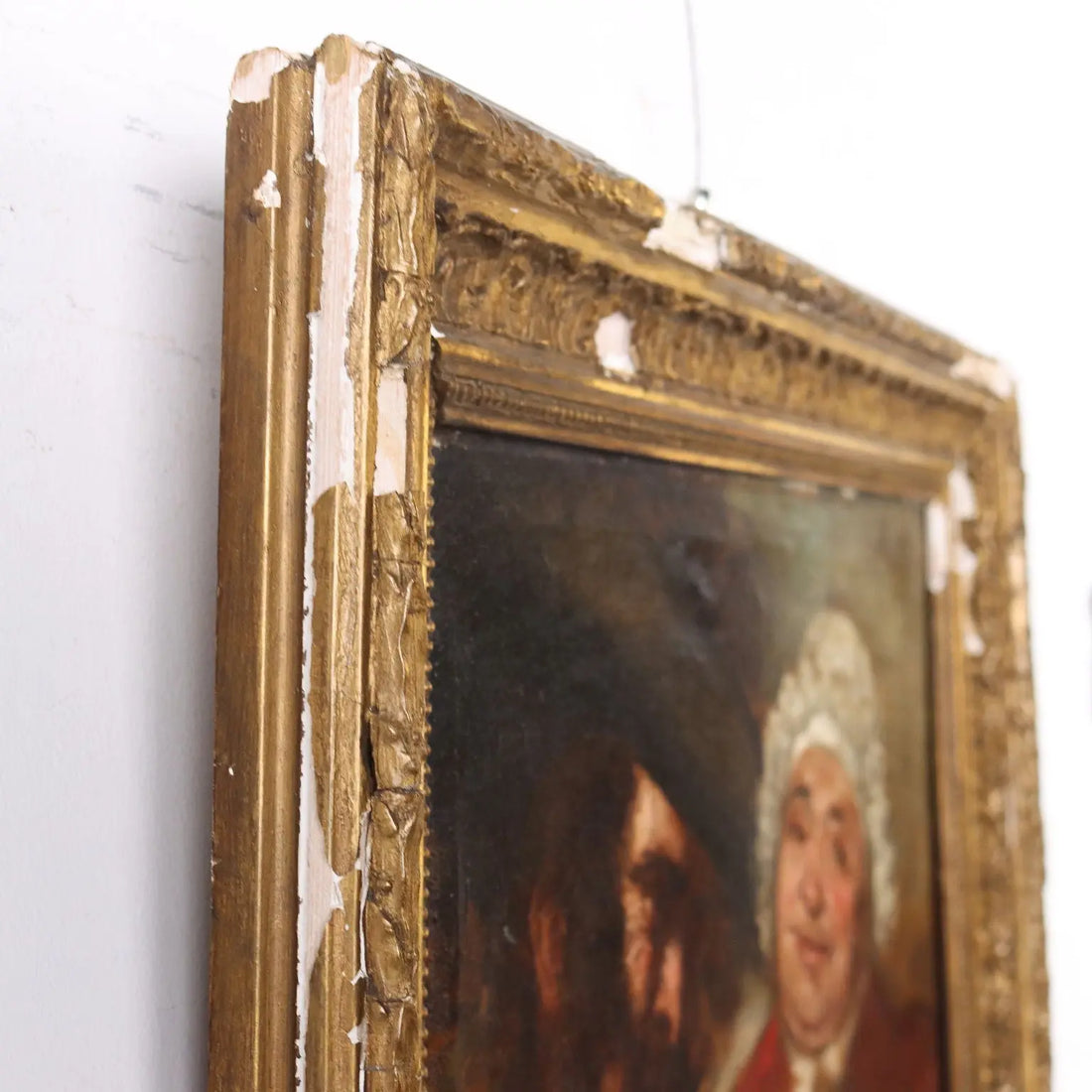 Oil on Canvas Satyrical Portrait France XIX Century | Art | 19th Century