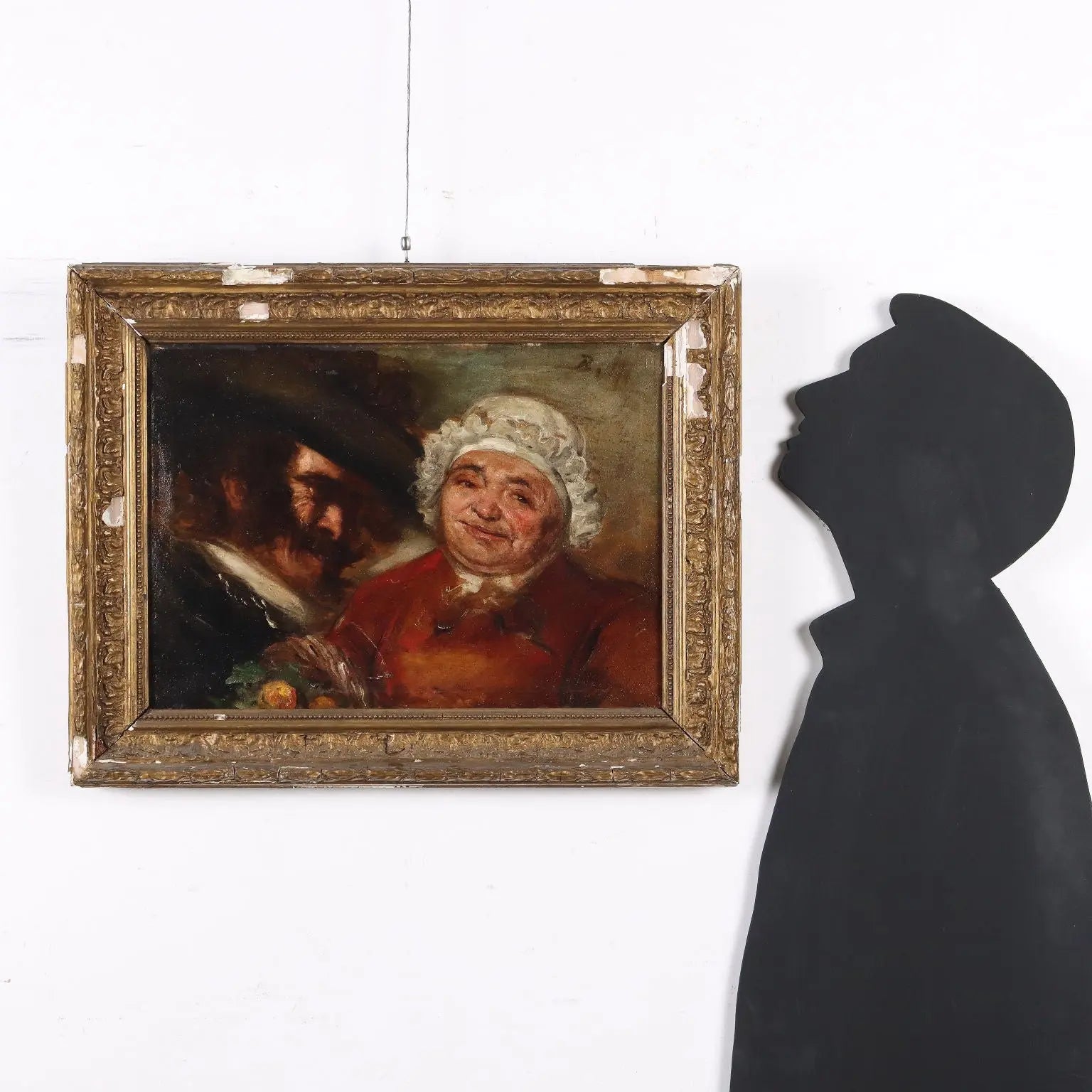 Oil on Canvas Satyrical Portrait France XIX Century | Art | 19th Century