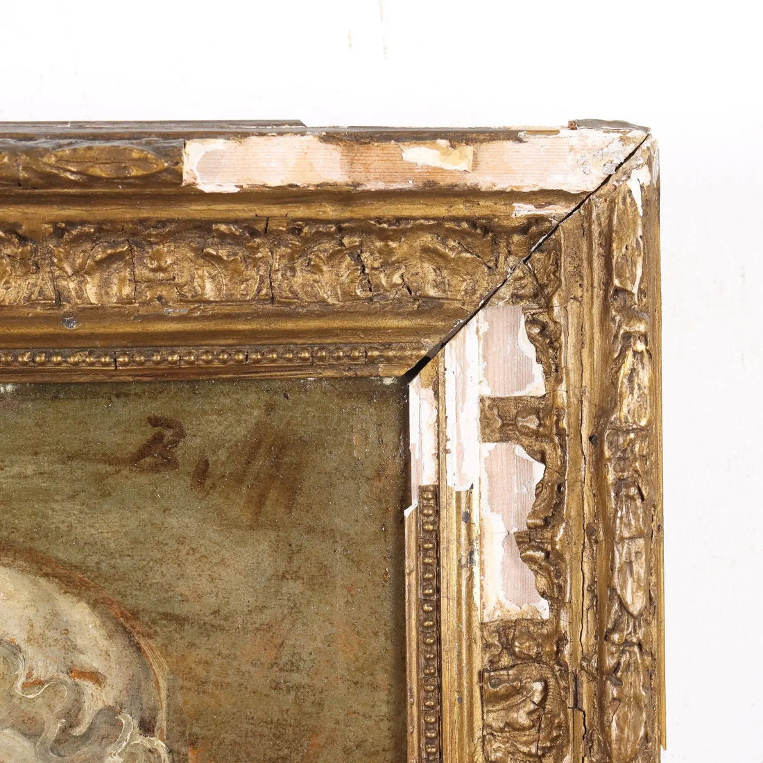 Oil on Canvas Satyrical Portrait France XIX Century | Art | 19th Century