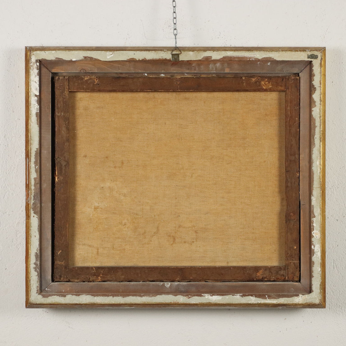 Antique Painting with Winter Landscape Oil on Canvas XIX Century | Art  19th Century