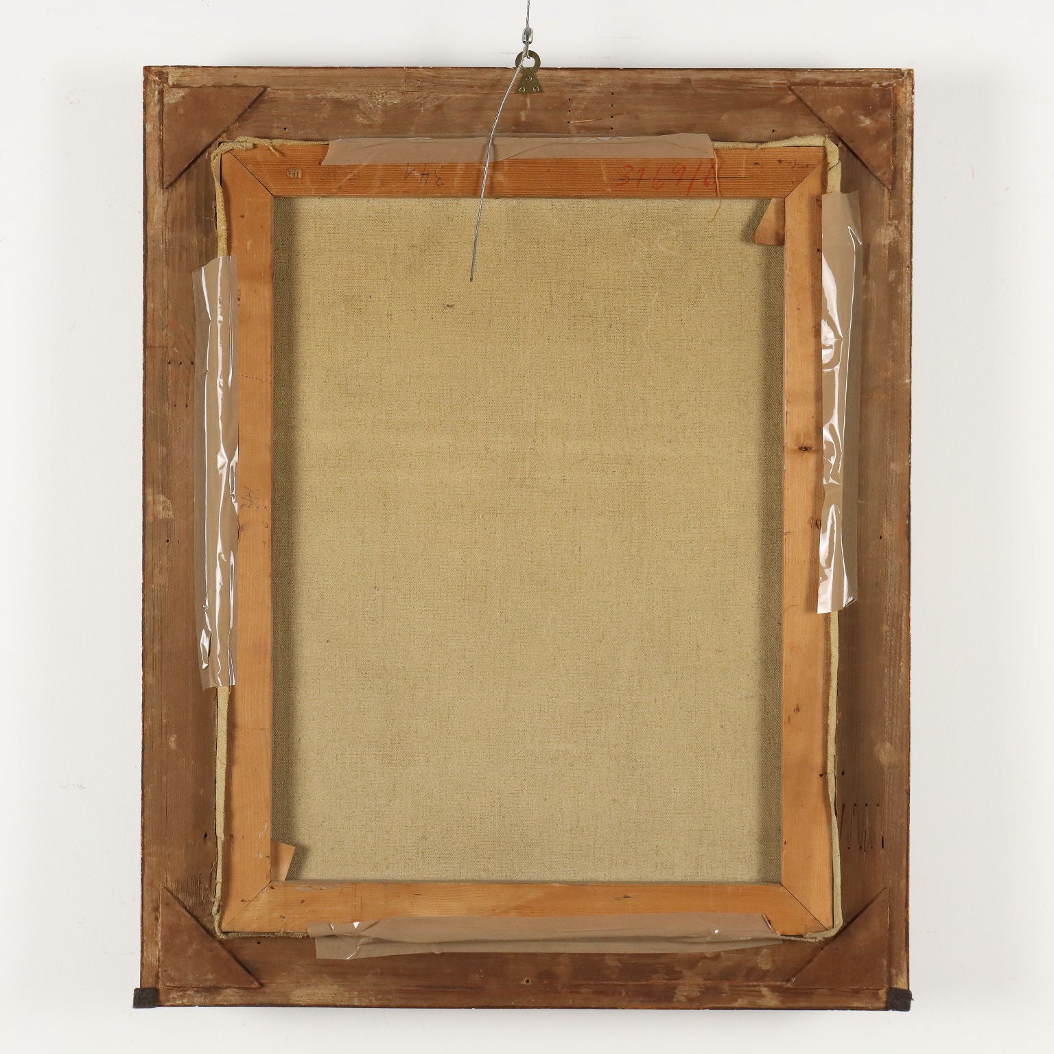 Antique Painting Signed Joseph Haier Courtship at the Well 1873 - Courtship at the Well 1873 | Art  19th Century