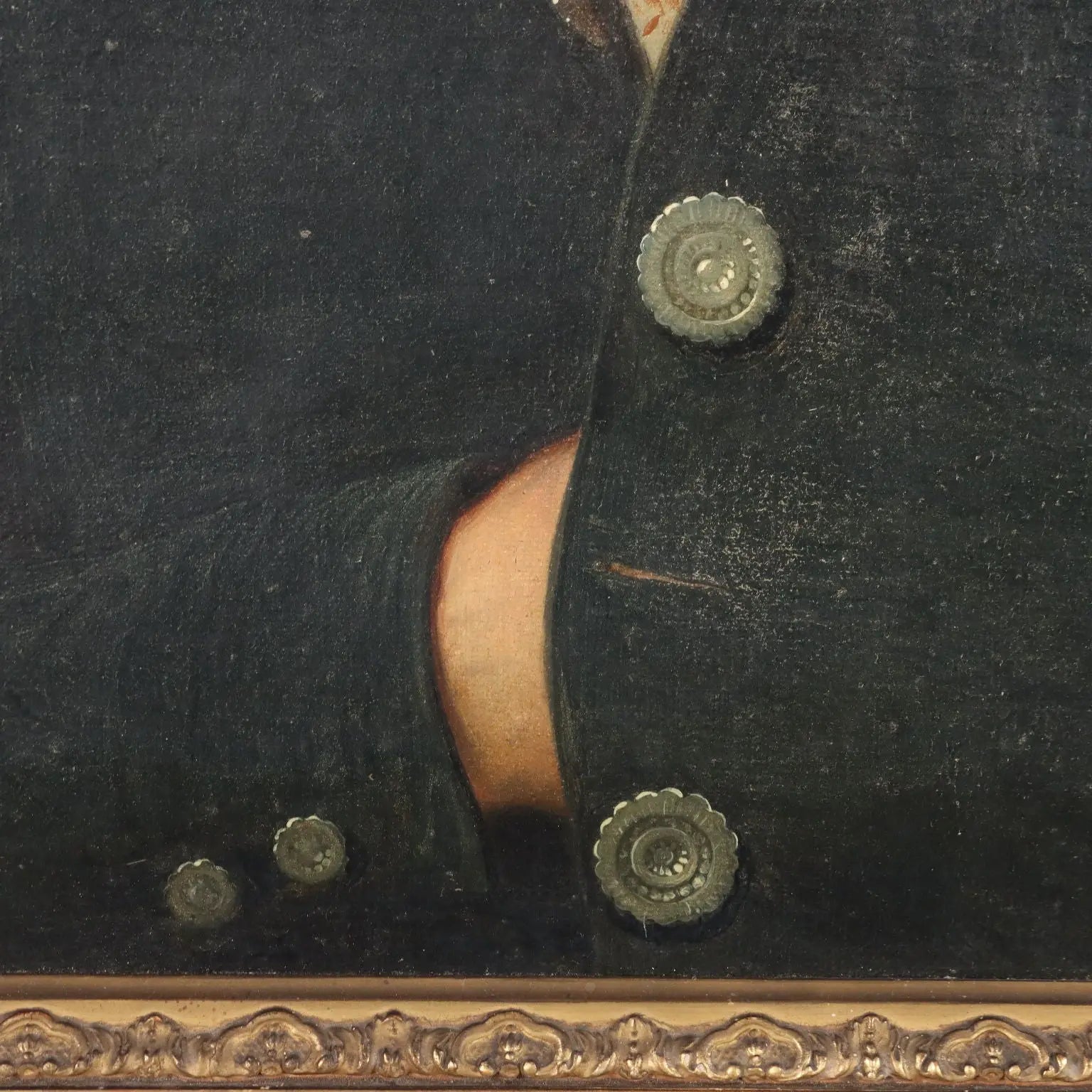 Antique Painting Male Portrait Oil on Canvas XVIII-XIX Century | Art | 19th Century
