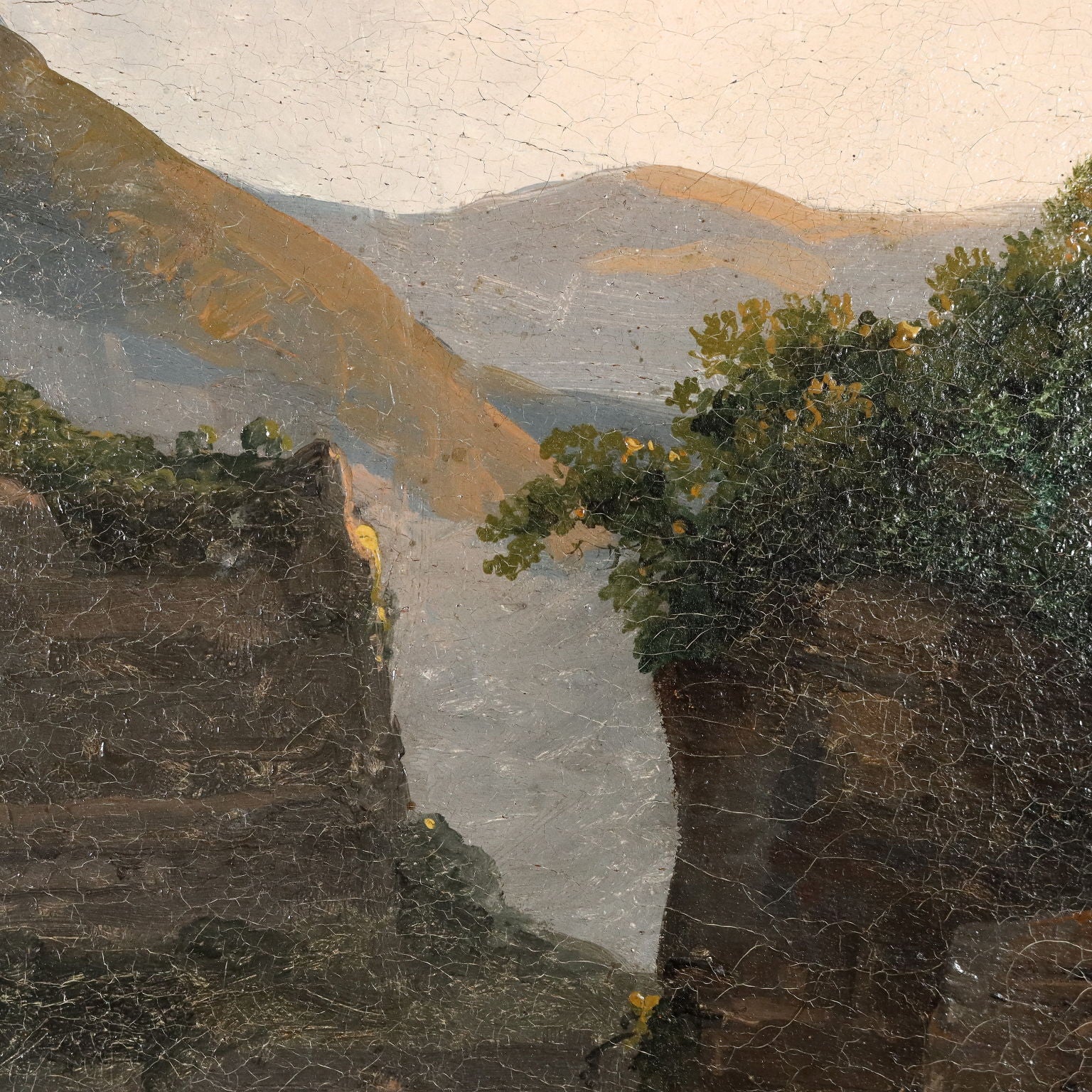 Antique Painting Signed G. Canella Historical Subject 1840 ca. - Clash between Military and Guerrillas in Spain | Art  19th Century