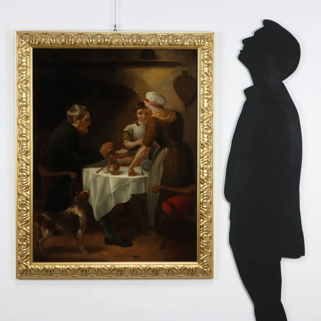 Antique Painting Signed Charles Christophe Coventry 1802 - Family Lunch 1802 | Art | 19th Century