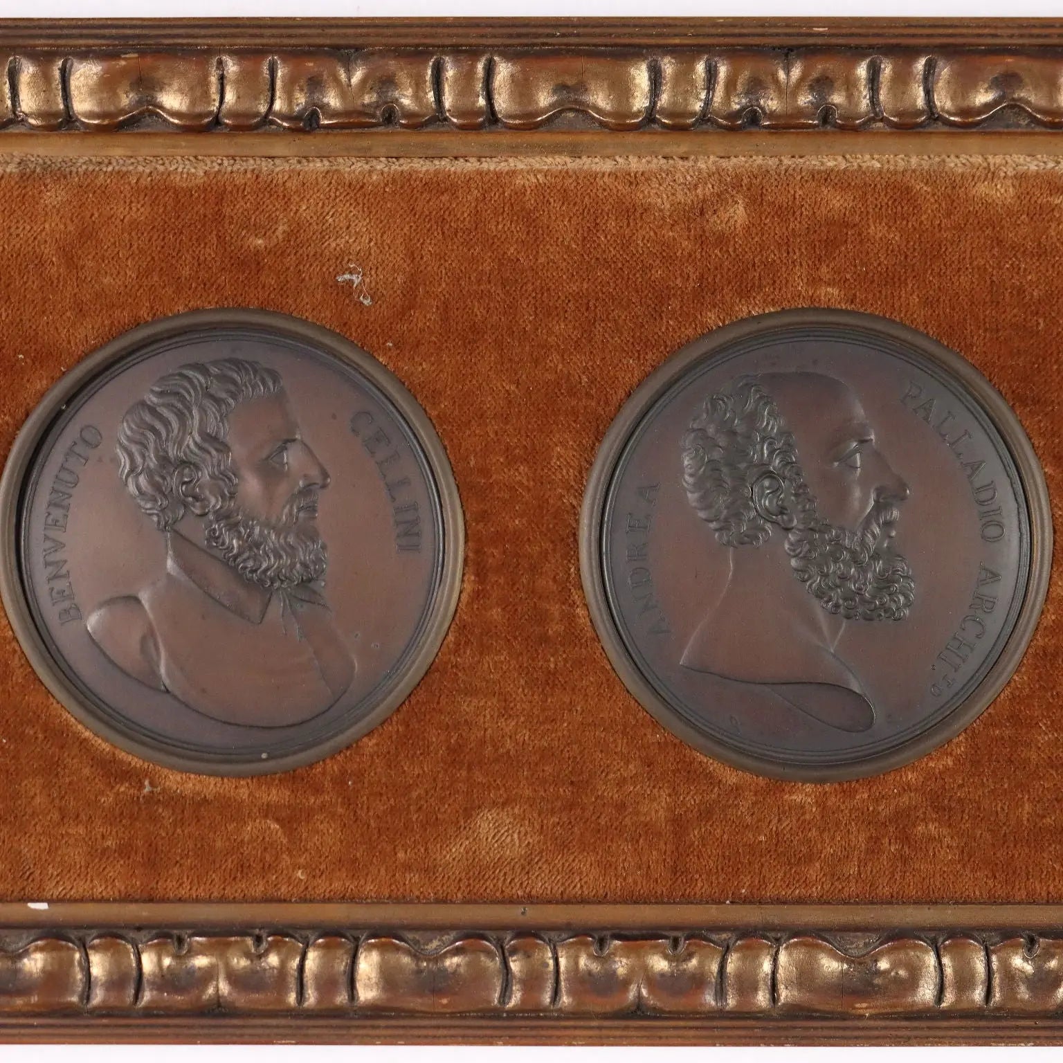 Antique Medals Copper Famous Italian Men Italy XIX Century | Art | 19th Century