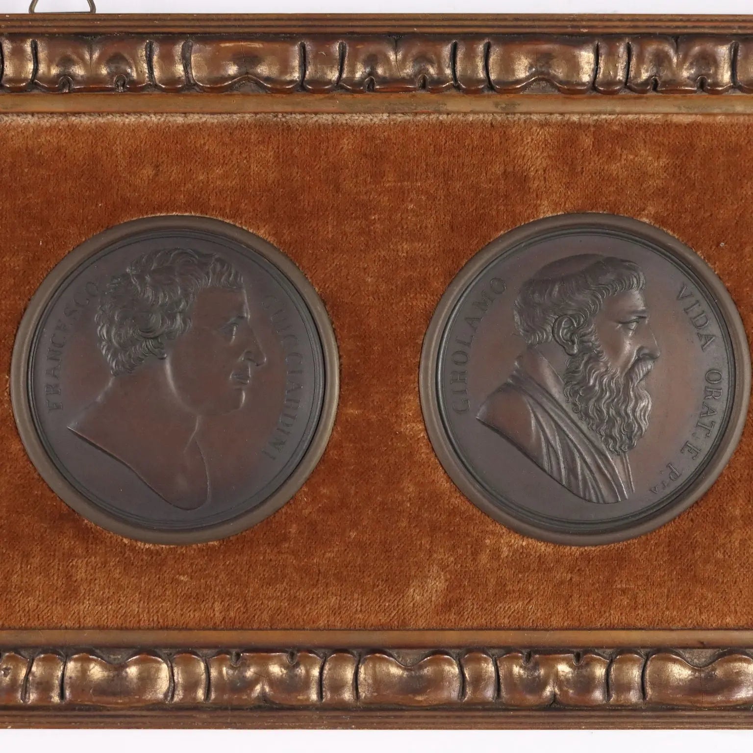 Antique Medals Copper Famous Italian Men Italy XIX Century | Art | 19th Century