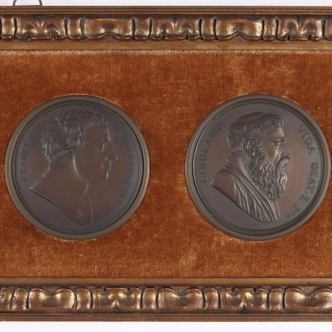 Antique Medals Copper Famous Italian Men Italy XIX Century | Art | 19th Century