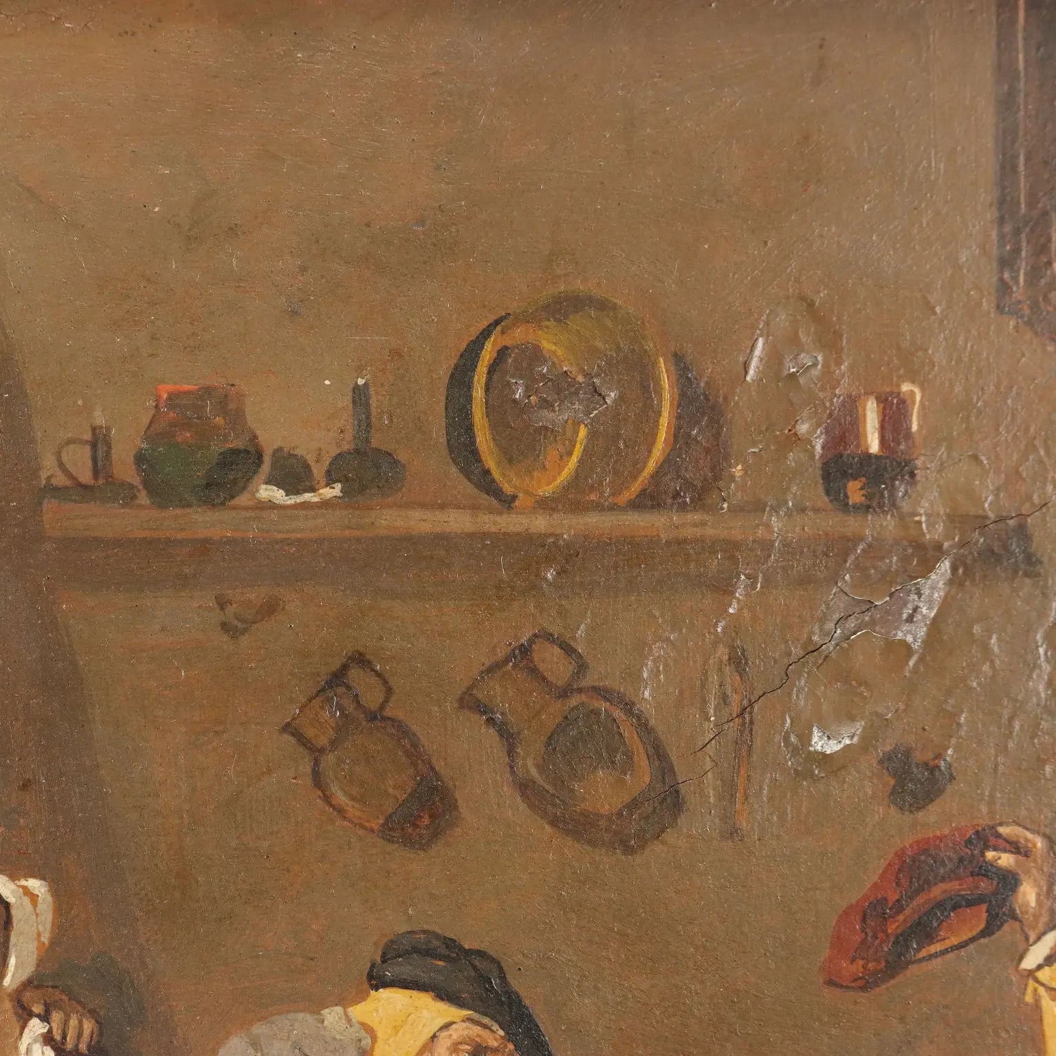 Painting 'Twelfth Night the King Drinks' Copy from David Teniers '800 - Copy from David Teniers II | Art | 19th Century