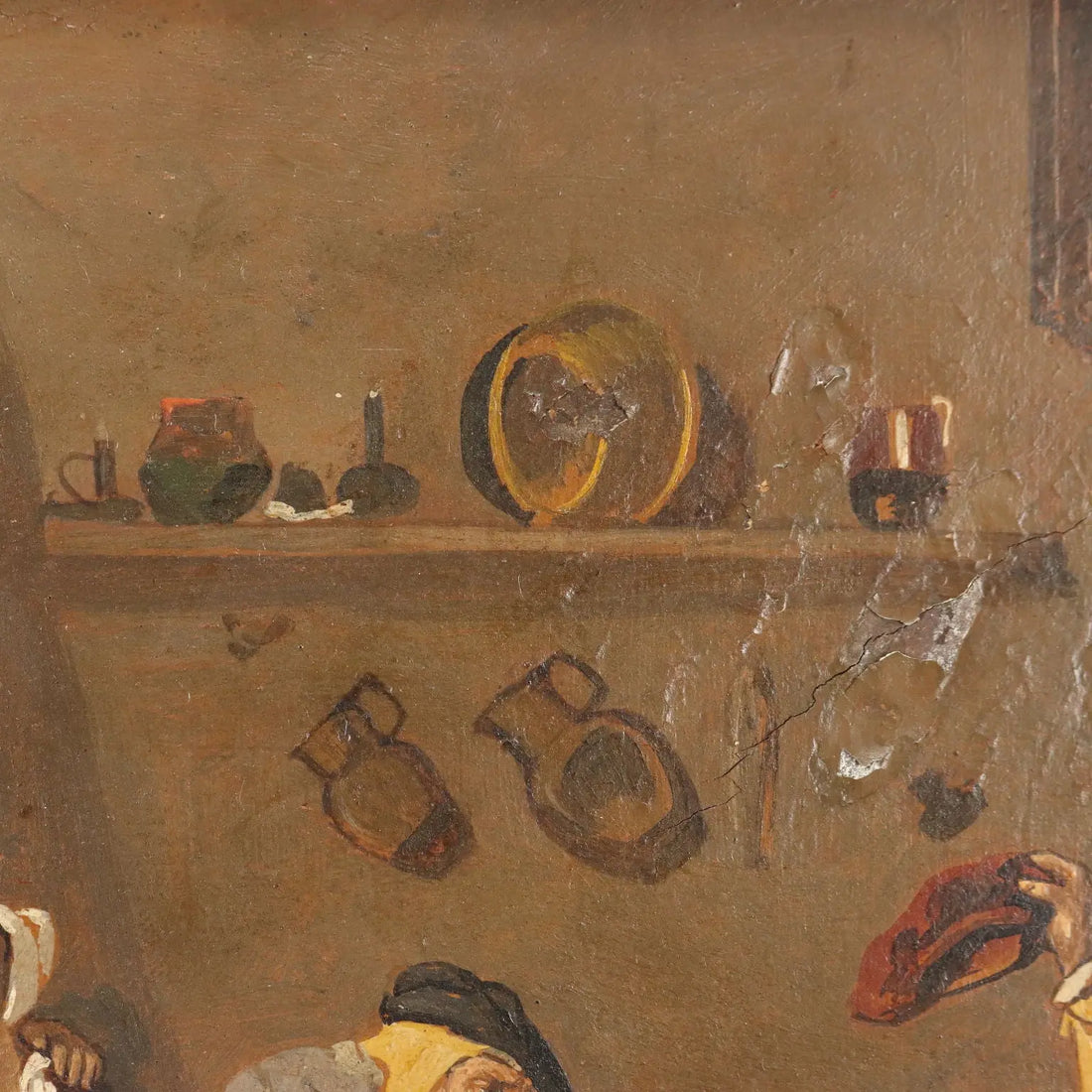 Painting 'Twelfth Night the King Drinks' Copy from David Teniers '800 - Copy from David Teniers II | Art | 19th Century
