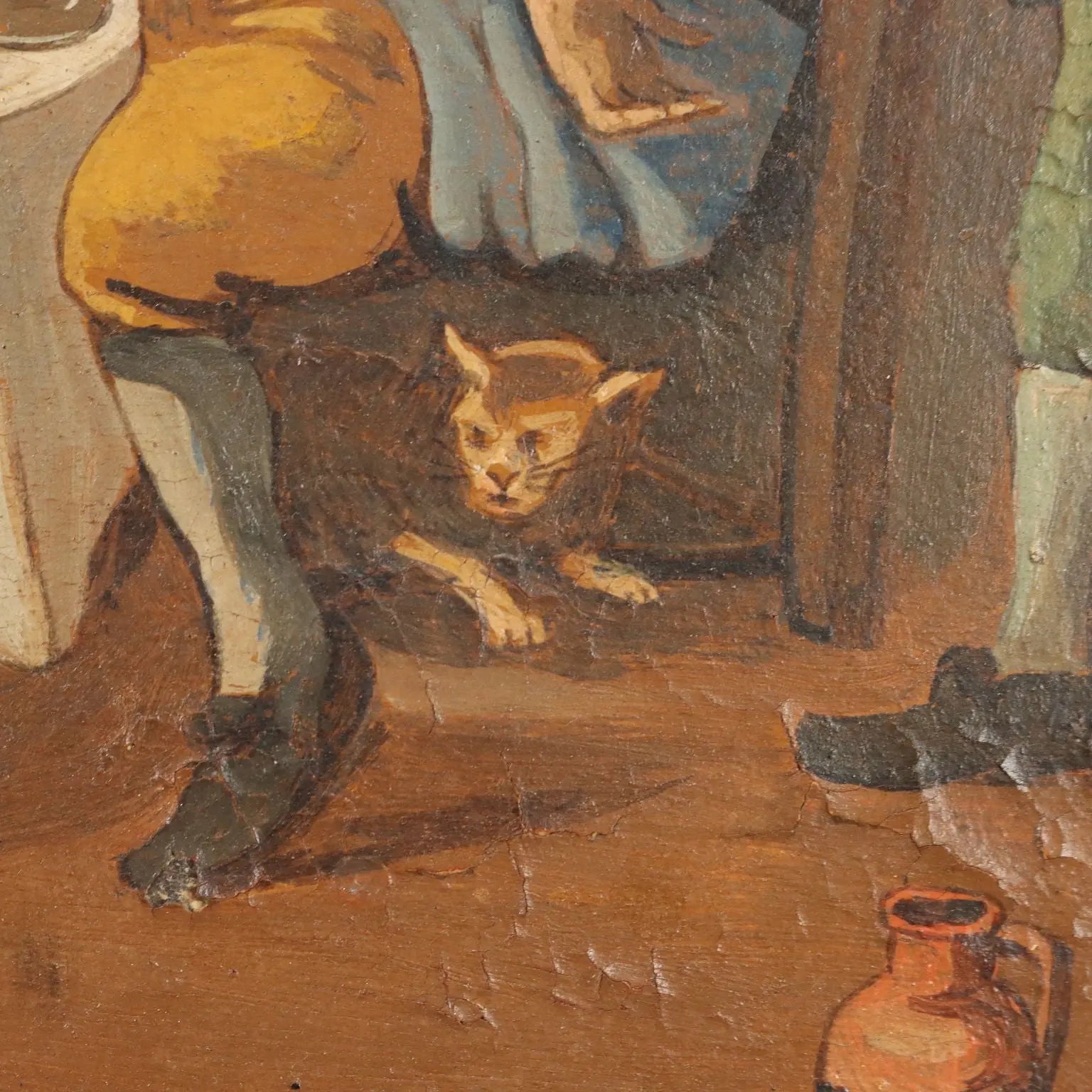 Painting 'Twelfth Night the King Drinks' Copy from David Teniers '800 - Copy from David Teniers II | Art | 19th Century