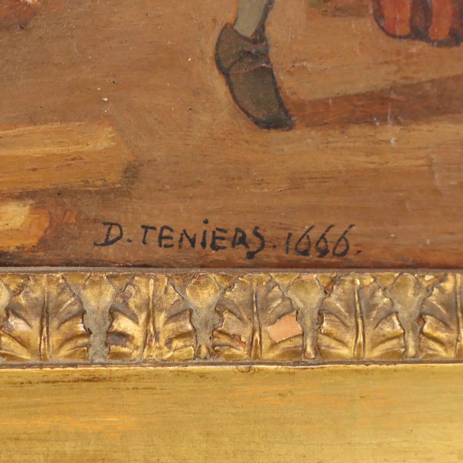 Painting 'Twelfth Night the King Drinks' Copy from David Teniers '800 - Copy from David Teniers II | Art | 19th Century