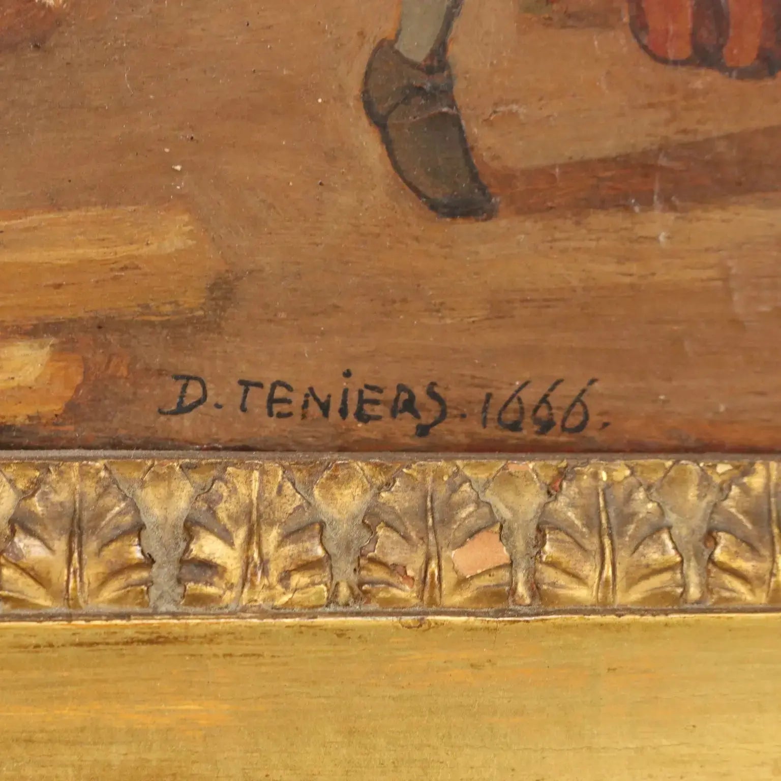 Painting 'Twelfth Night the King Drinks' Copy from David Teniers '800 - Copy from David Teniers II | Art | 19th Century