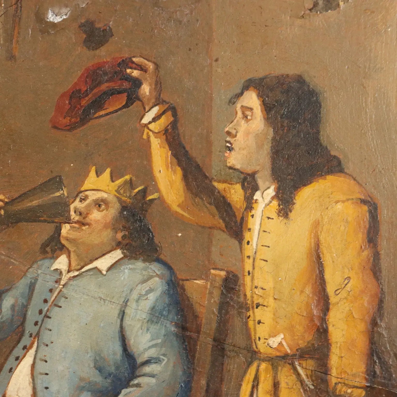 Painting 'Twelfth Night the King Drinks' Copy from David Teniers '800 - Copy from David Teniers II | Art | 19th Century
